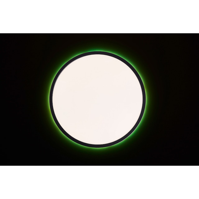 my home LED Deckenleuchte »Elliot«, Ø 42 cm, 2400 Lumen, 3000-6500 Kelvin,  weiß/schwarz | BAUR