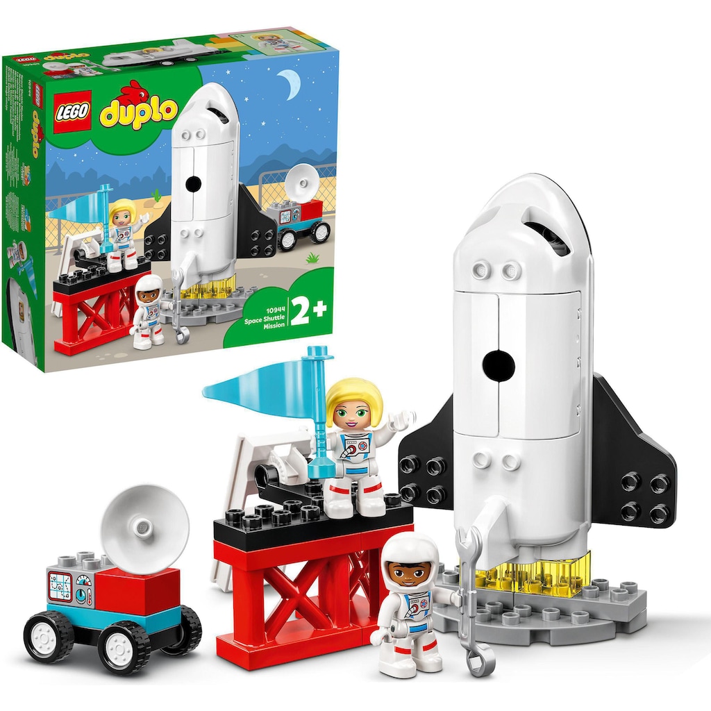 LEGO® Konstruktionsspielsteine »Spaceshuttle Weltraummission (10944), LEGO® DUPLO® Town«, (23 St.)