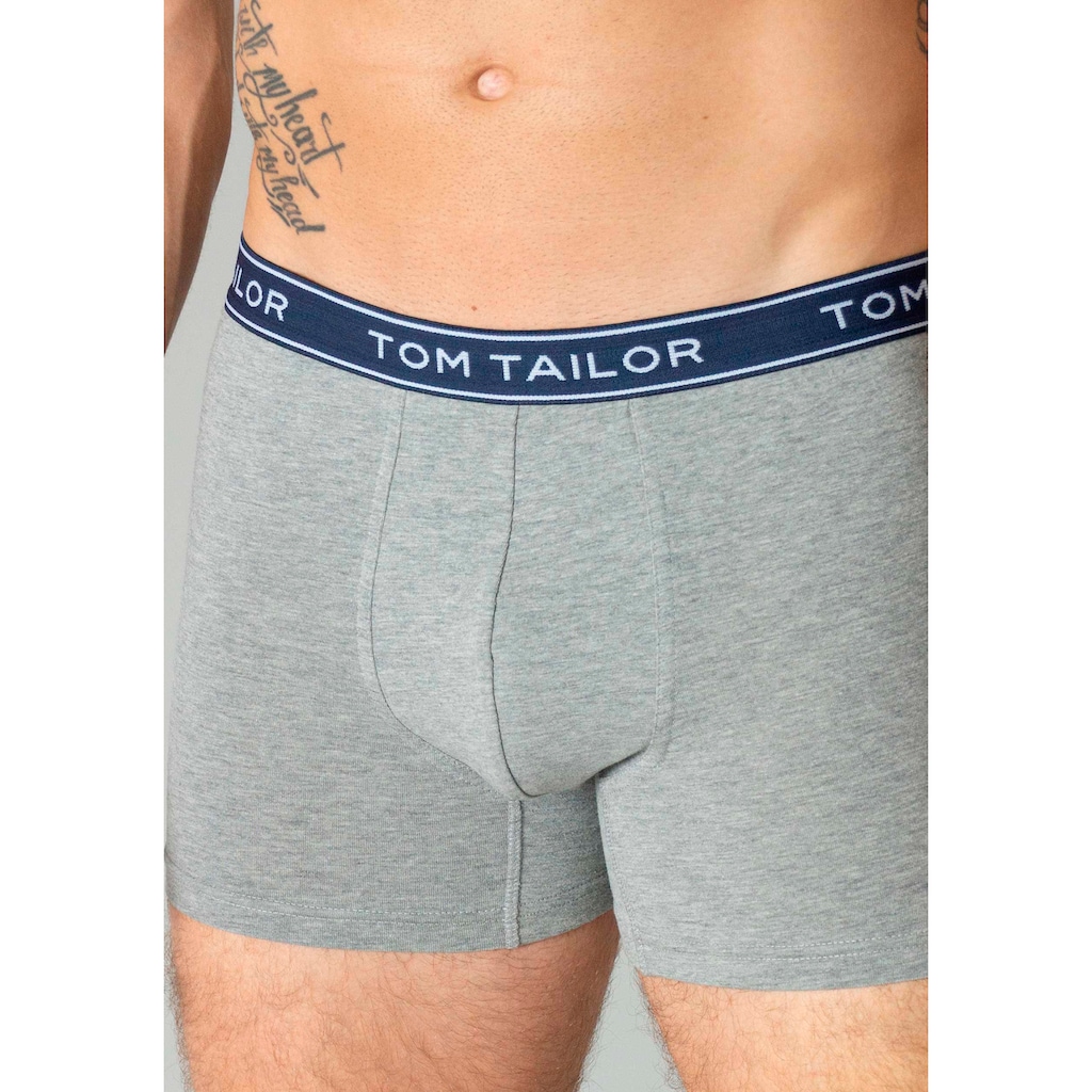 TOM TAILOR Boxershorts »Buffer«, (Packung, 3 St.)