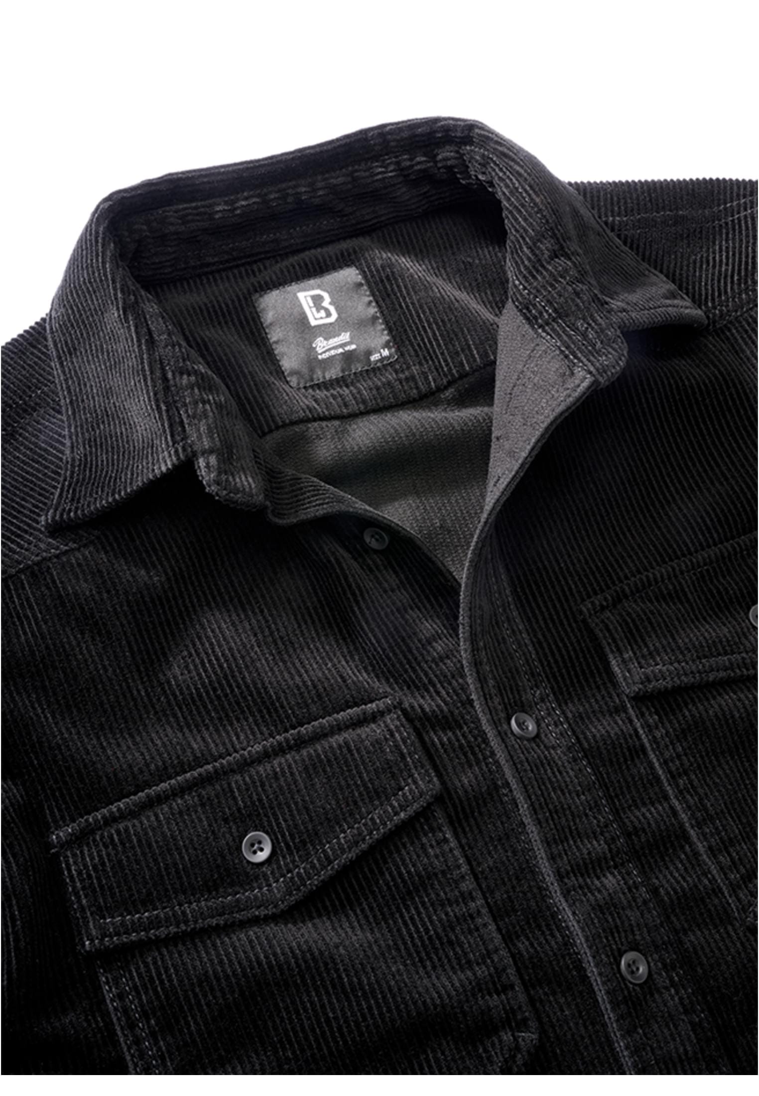 Brandit Langarmhemd »Brandit Herren Corduroy Classic Shirt Long Sleeve«, (1 tlg.)