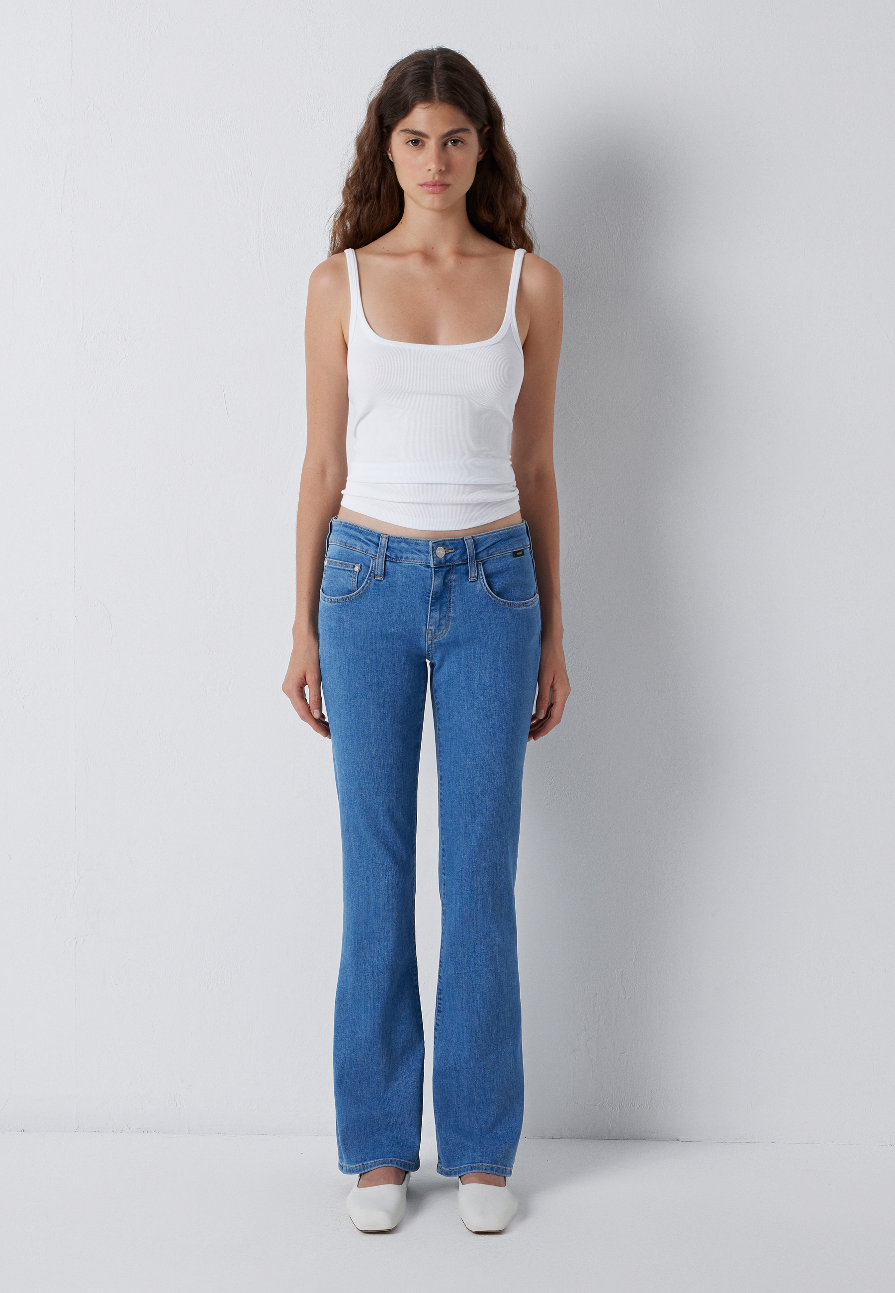 Mavi Bootcut-Jeans »BELLA MID-RISE« Bootcut Jeans
