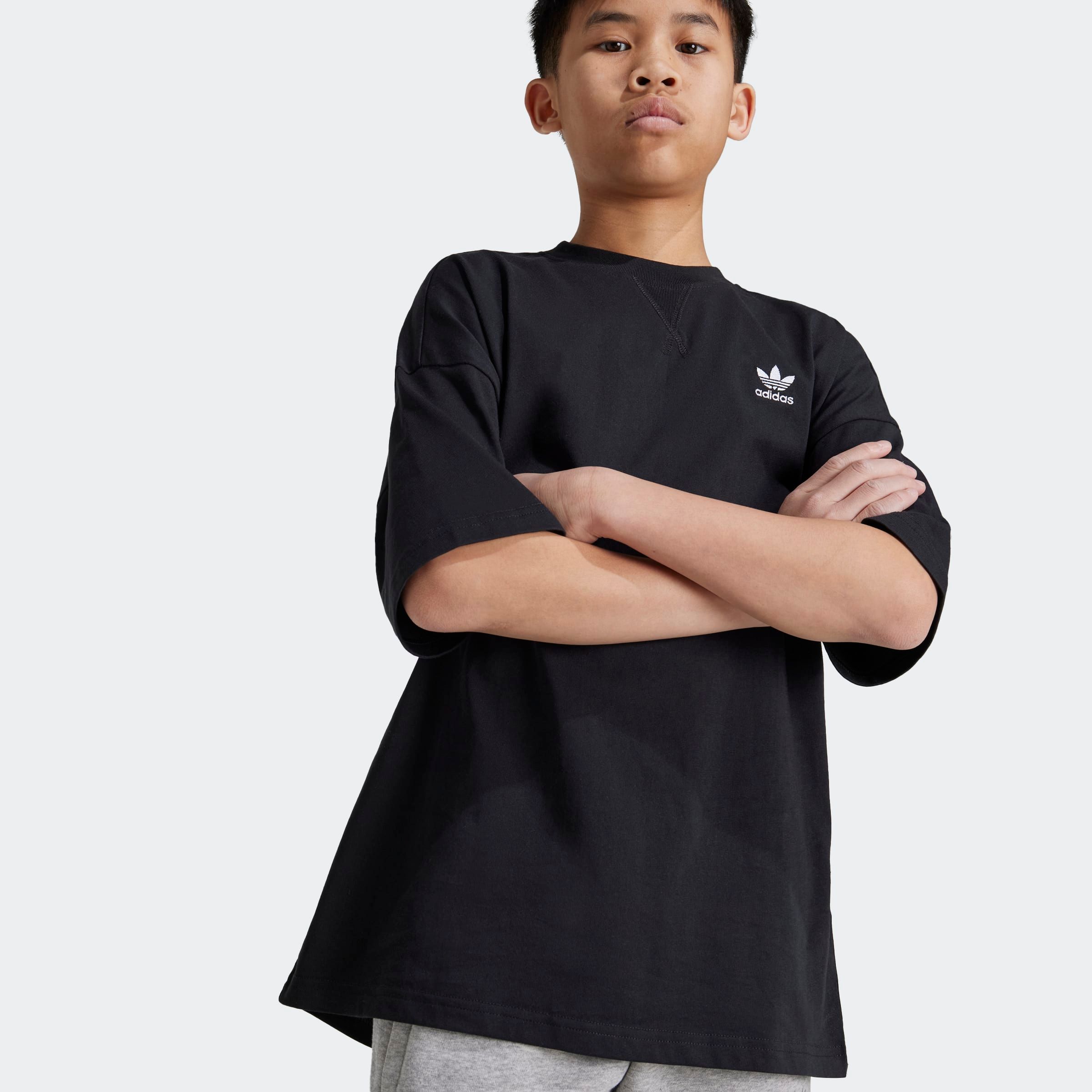 Thumbnail - adidas Originals T-Shirt "KIDS" lockere Passform, für Kinder, mit aufgesticktem Trefoil Logo