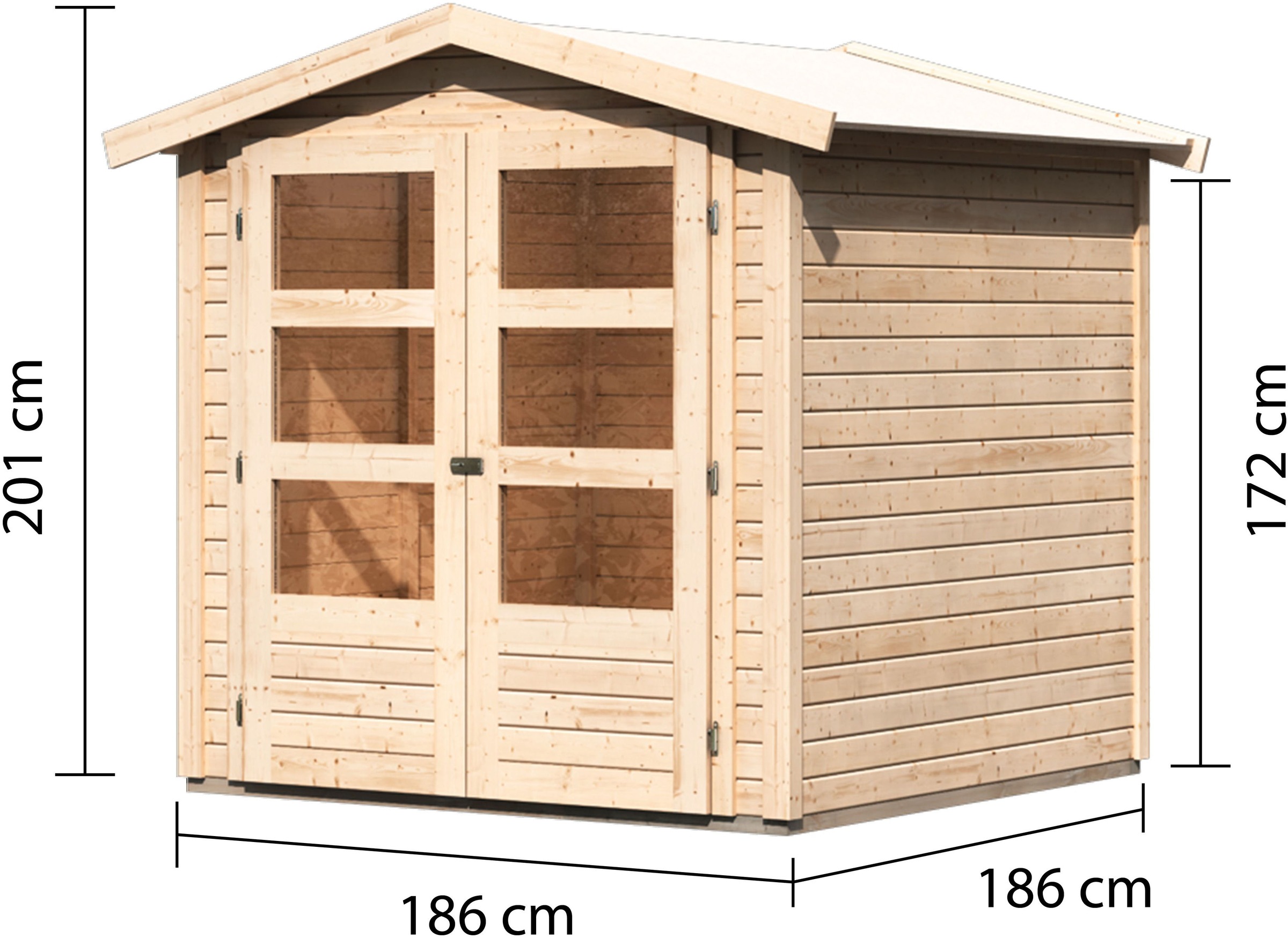 KONIFERA Gartenhaus »Osterbek 2«