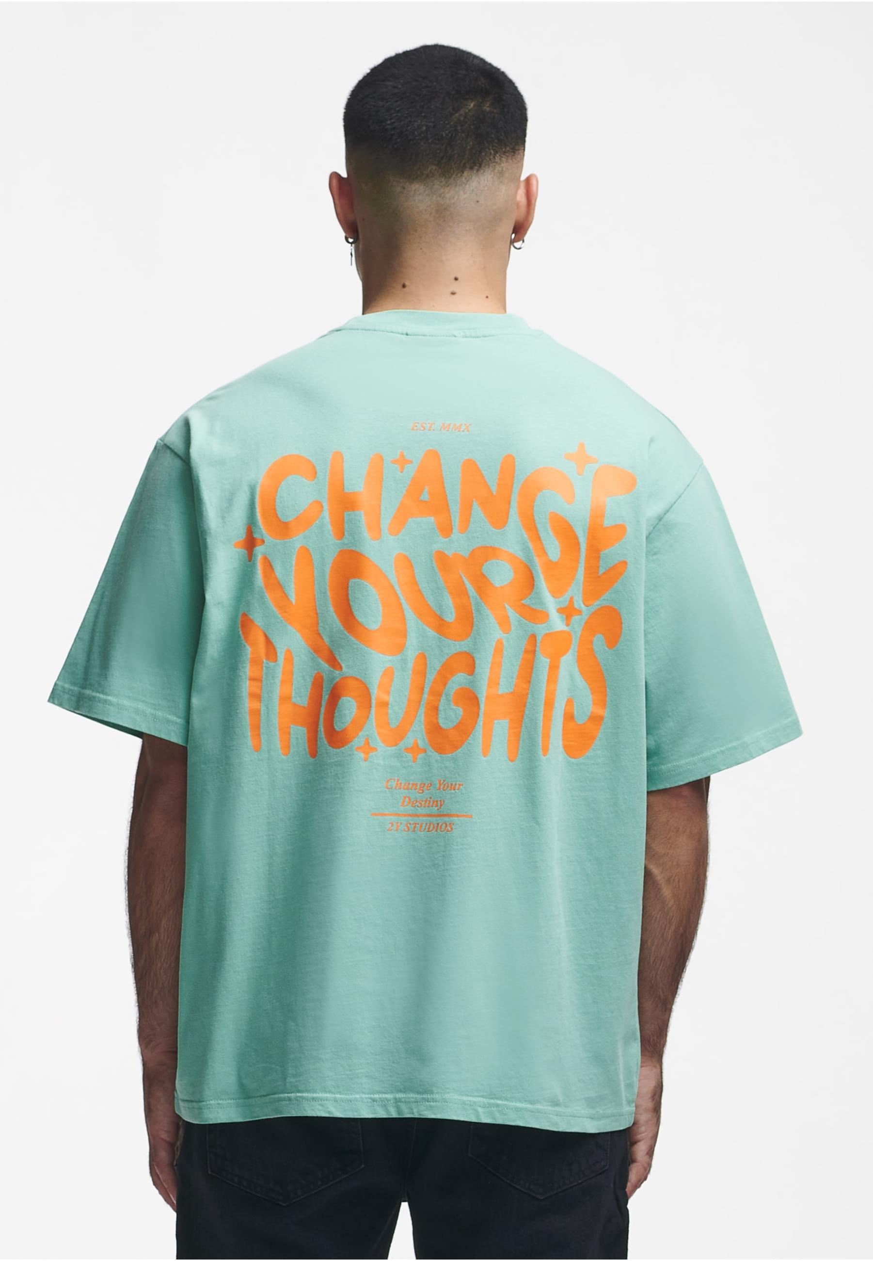 2Y Studios T-Shirt »2Y Studios Herren 2Y Thoughts Oversize Tee«, (1 tlg.)