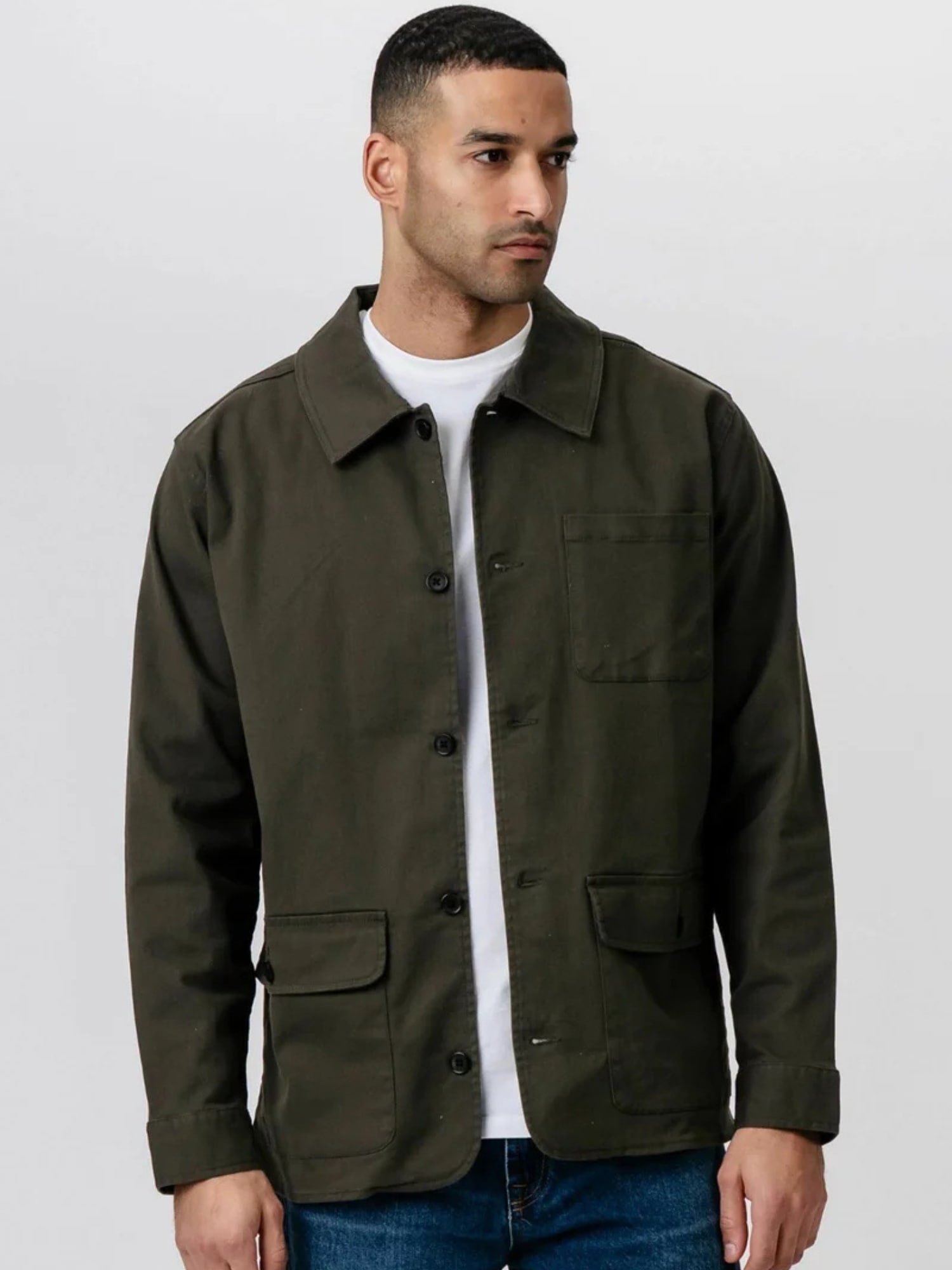 TeeShoppen Outdoorjacke "TEESHOPPEN Jacket Twill Shirt"