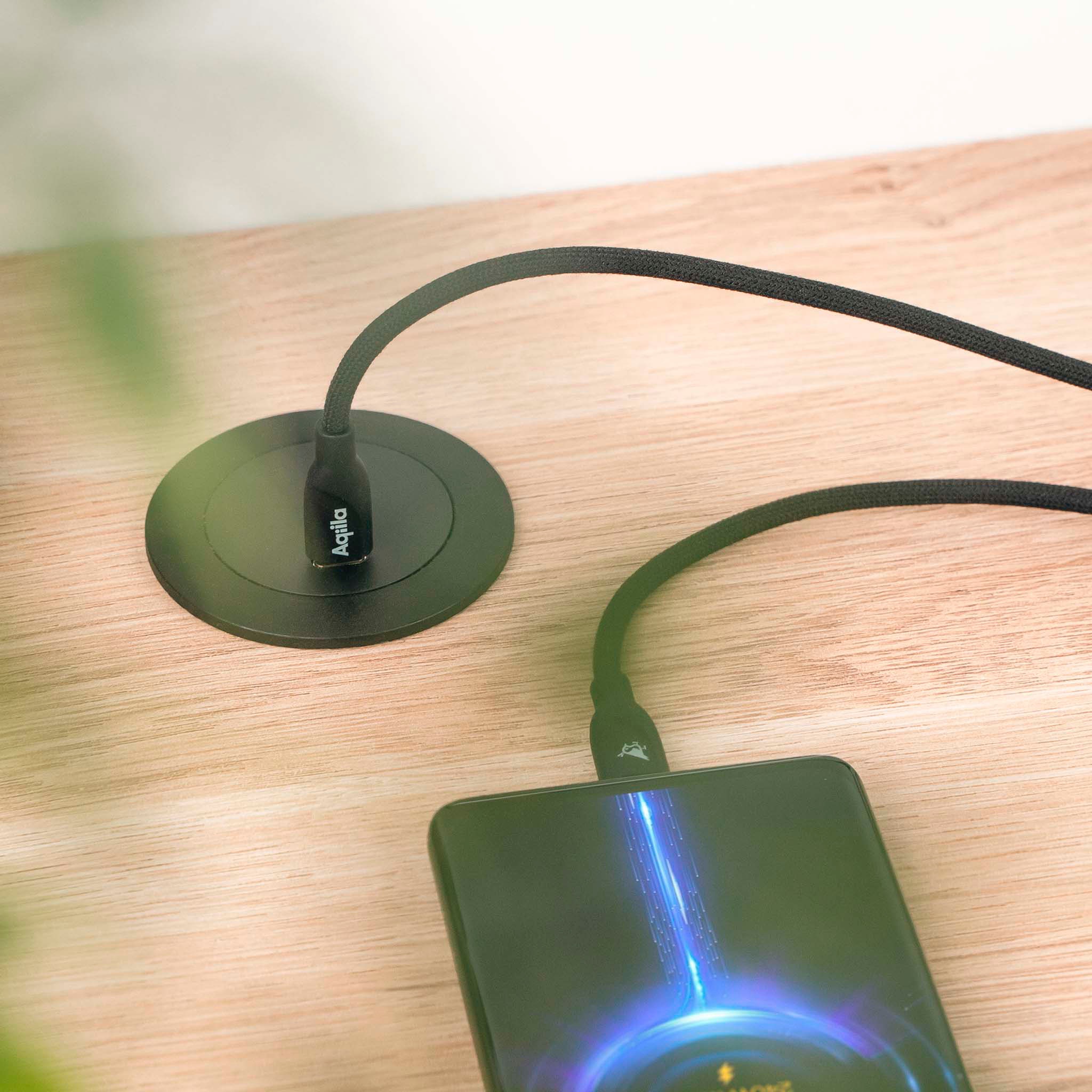 Aqiila USB-Kabel »Cablebird CB12 Lade- / Sync - Kabel 240W Type C Type C 2 Meter«, USB-C, USB-C, 200 cm