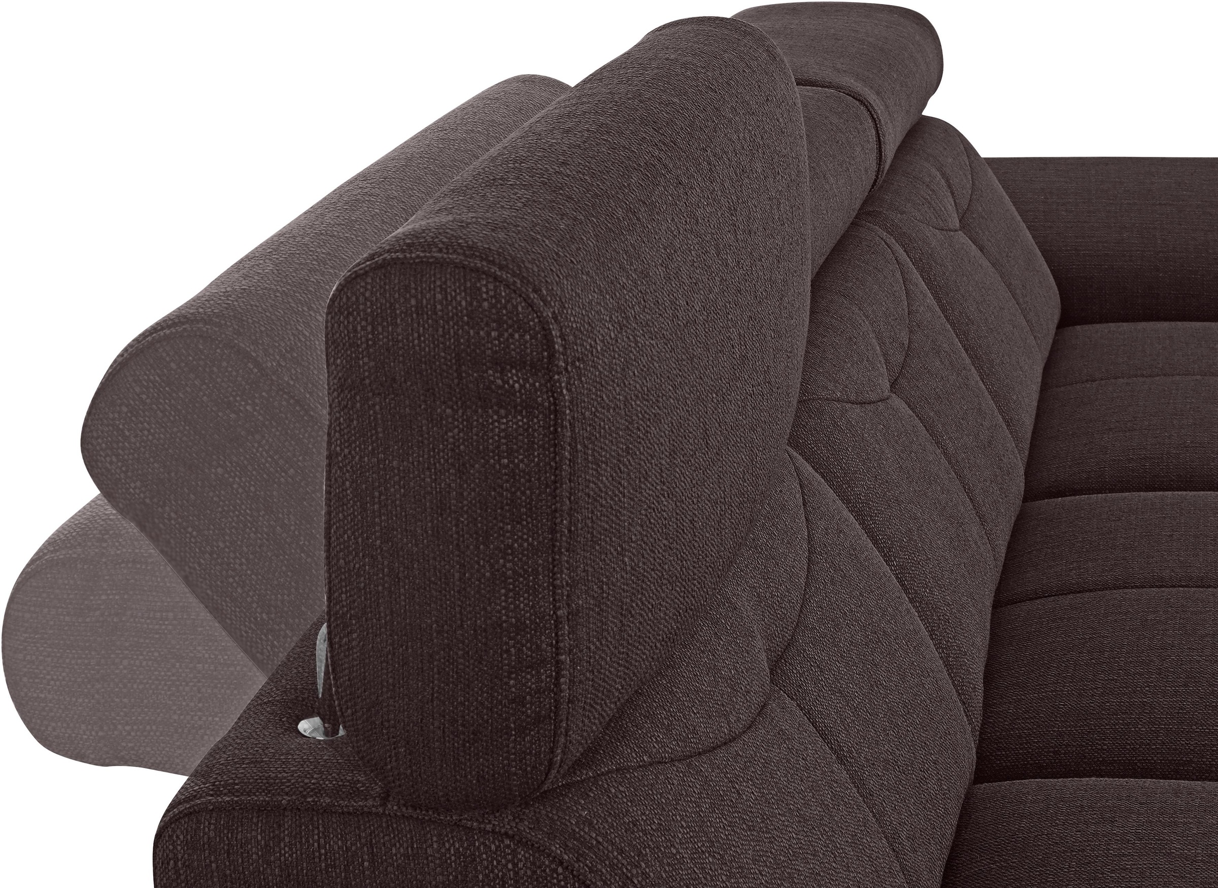 exxpo - sofa fashion Ecksofa »Spring, super bequem, mit Armteil- und Kopfteilfunktion, OTTOs Choice«, L-Form, wahlweise mit Bettfunktion und Bettkasten