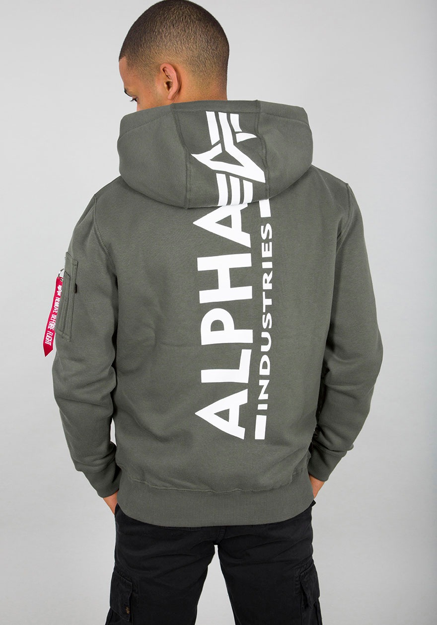 Alpha Industries "BACK PRINT HOODY", Baumwollmischung, regular fit günstig online kaufen