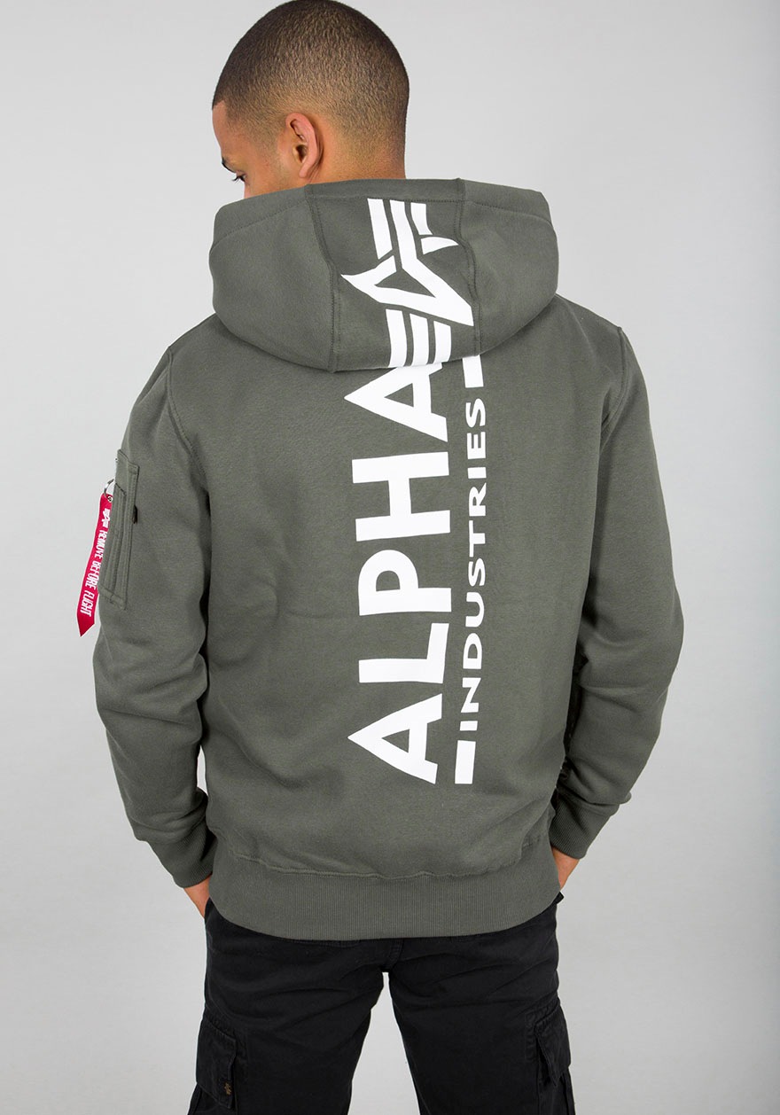 Alpha Industries Kapuzensweatshirt "BACK PRINT HOODY" günstig online kaufen