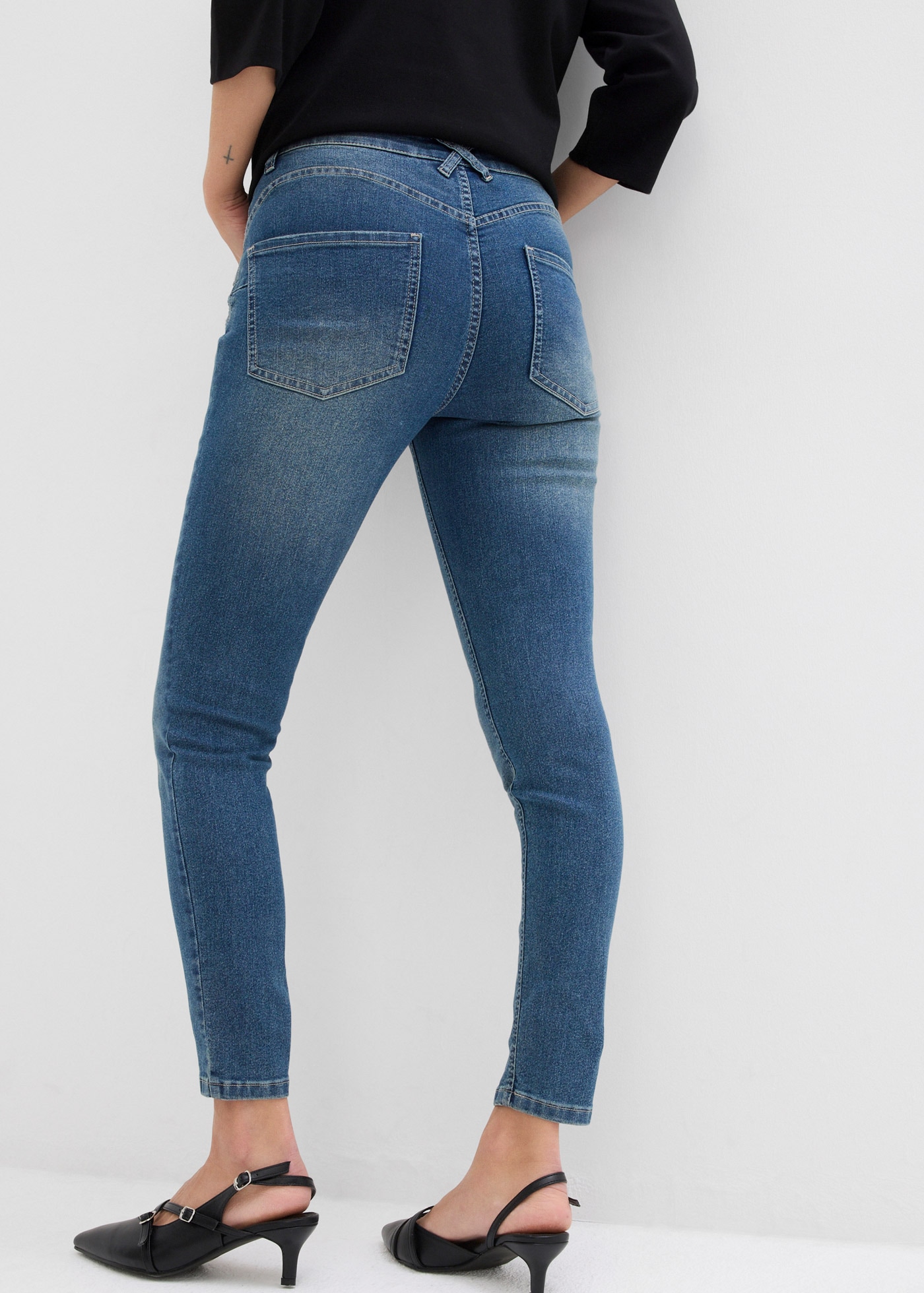 bonprix Skinny-fit-Jeans 1 tlg. mit Stretch-Anteil, bequemer Sitz, hoher Baumwollanteil