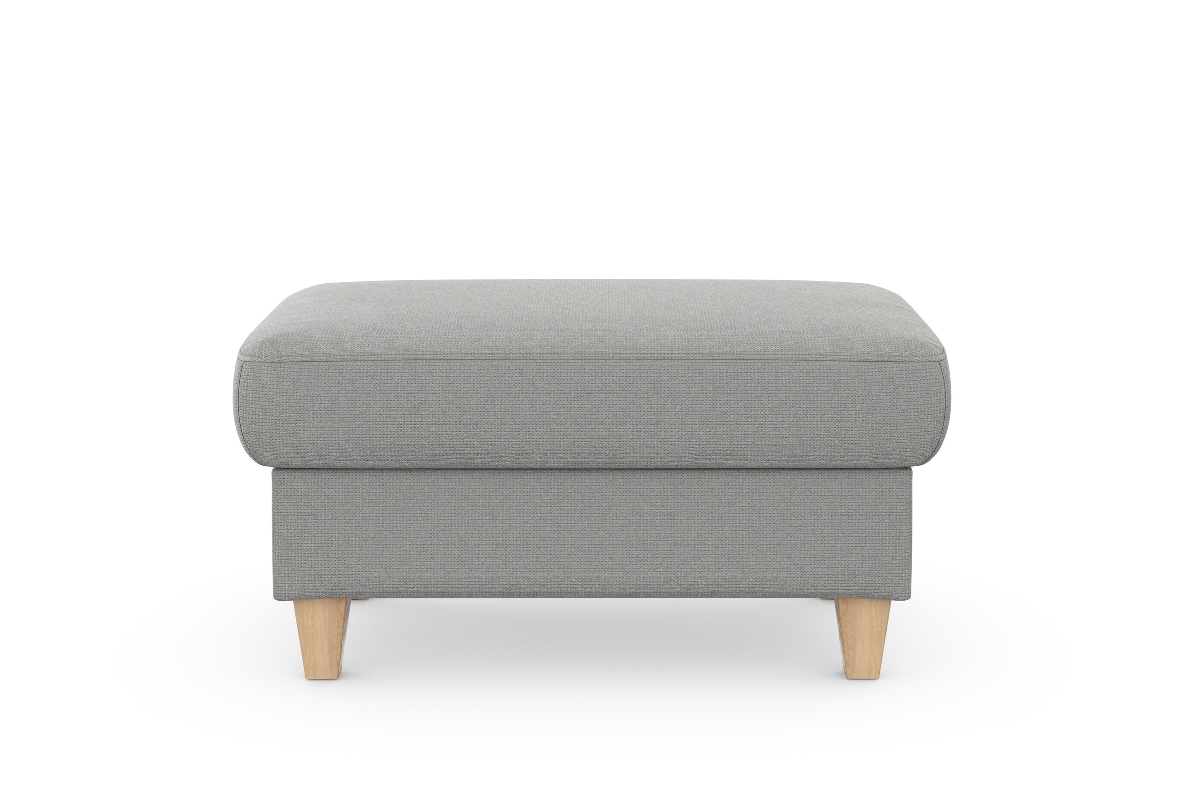 sit&more Stauraumhocker »Farö«, mit Stauraum und Federkern und naturfarbenen Füßen