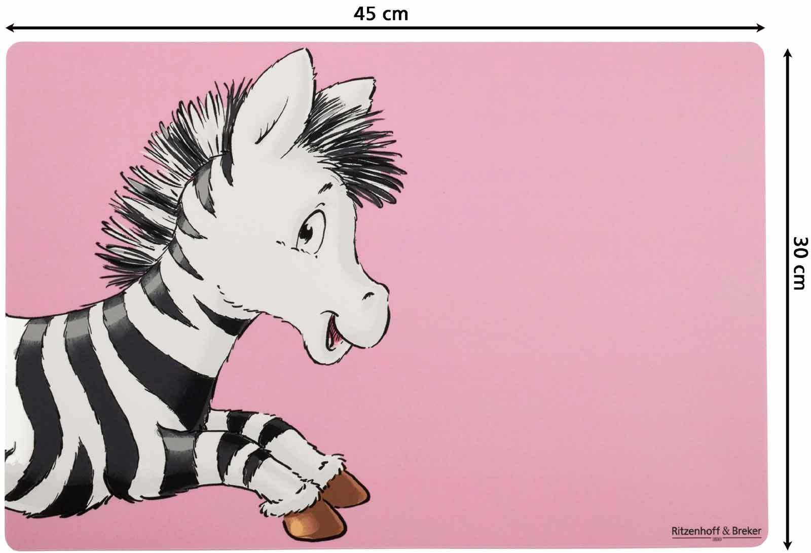 Ritzenhoff & Breker Platzset »Platzsets Happy Zoo 45 x 30 cm 5er Set bunt«