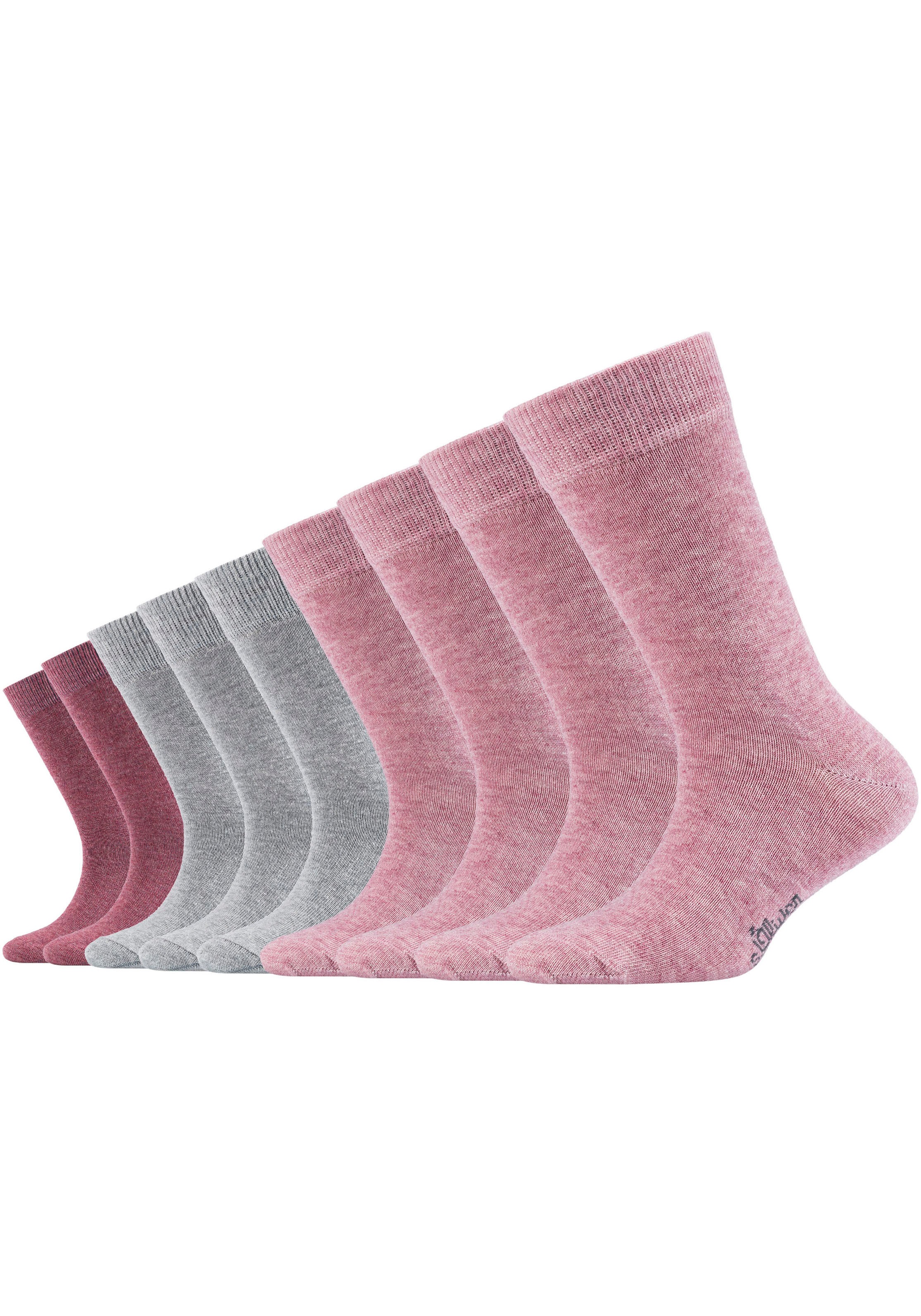 zur BAUR bis online 9 kaufen Wade | Mittelhoch s.Oliver halben Socken, (Packung, Paar),