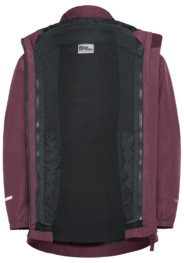 Jack Wolfskin 3-in-1-Funktionsjacke »ICELAND 3IN1 JACKET K«, mit Kapuze