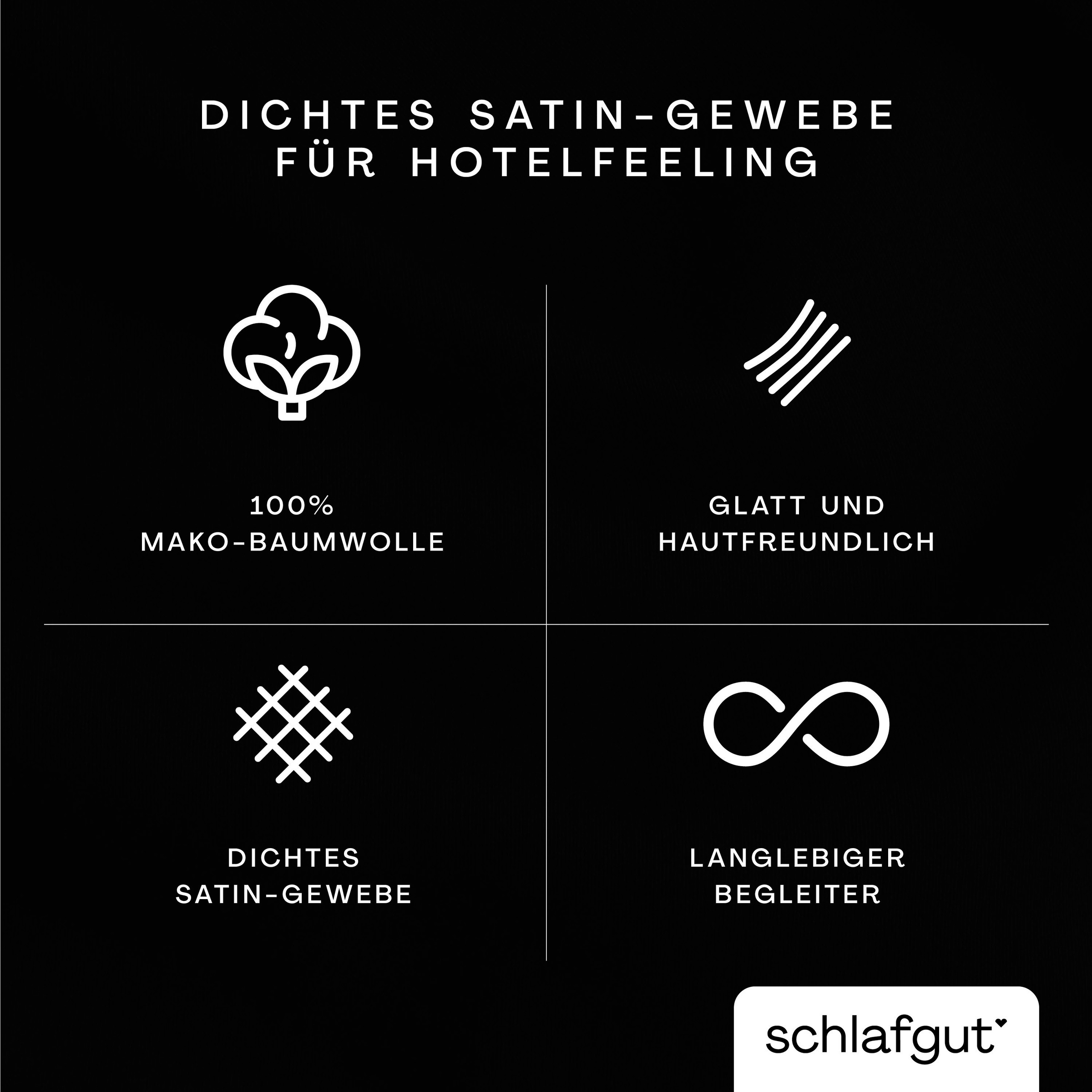 Thumbnail - Schlafgut Bettbezug "Woven Satin" besonders dicht gewebt, Mix & Match: passender Kissenbezug erhältlich