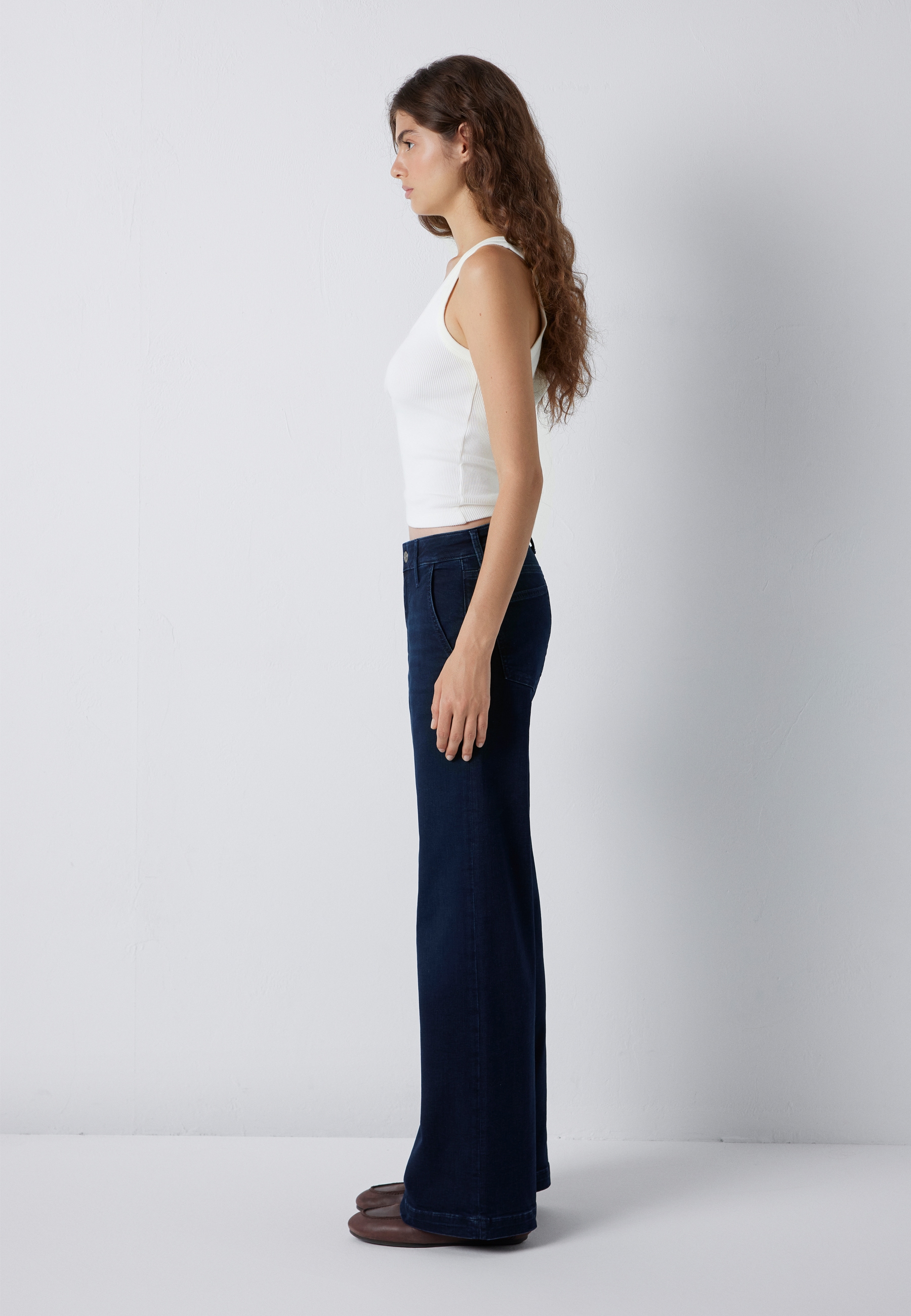 Mavi Weite Jeans »VIVECA CHINO« Wide Leg Jeans