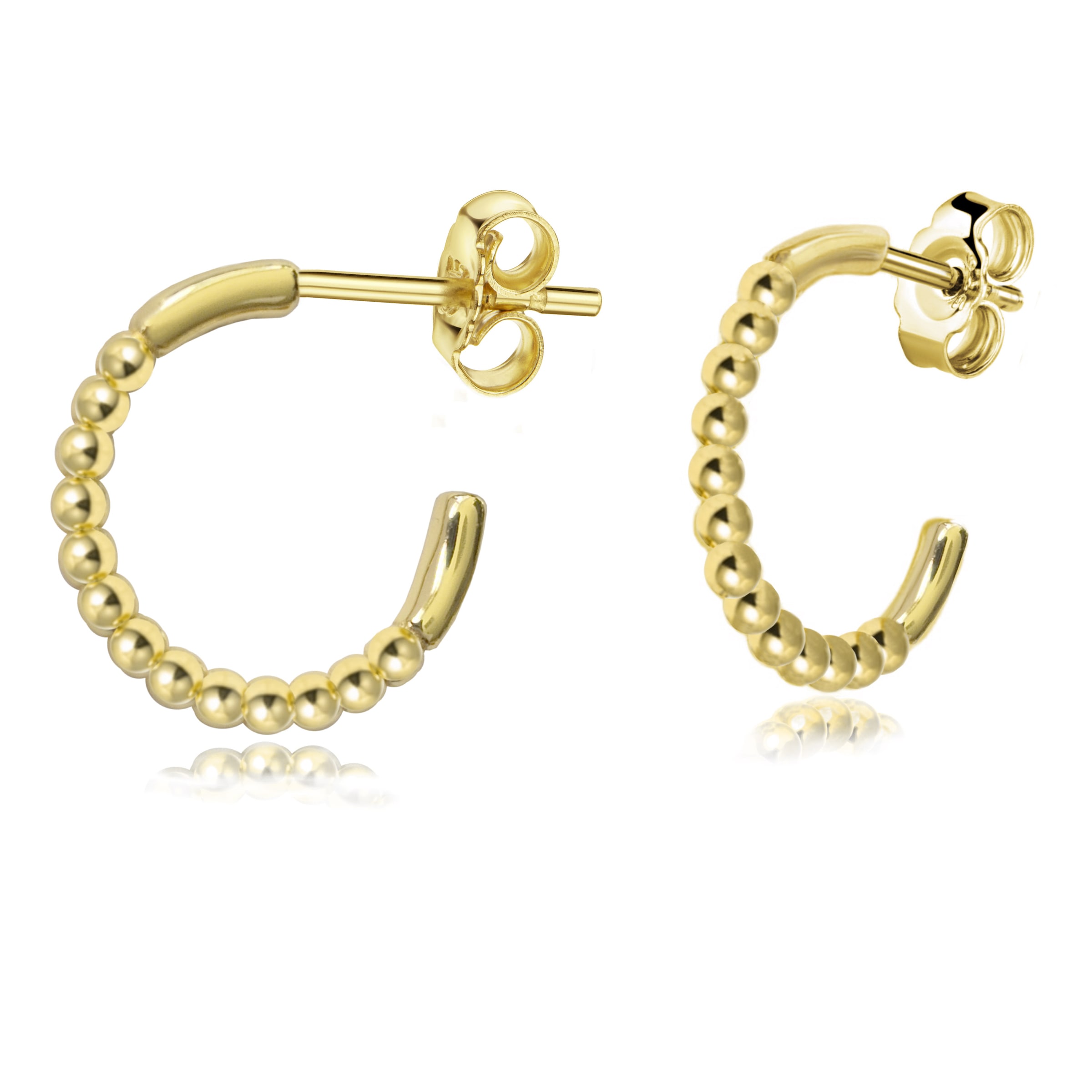 Firetti Paar Creolen »Schmuck Geschenk Silber 925 Ohrringe Kugeln« Made in Germany