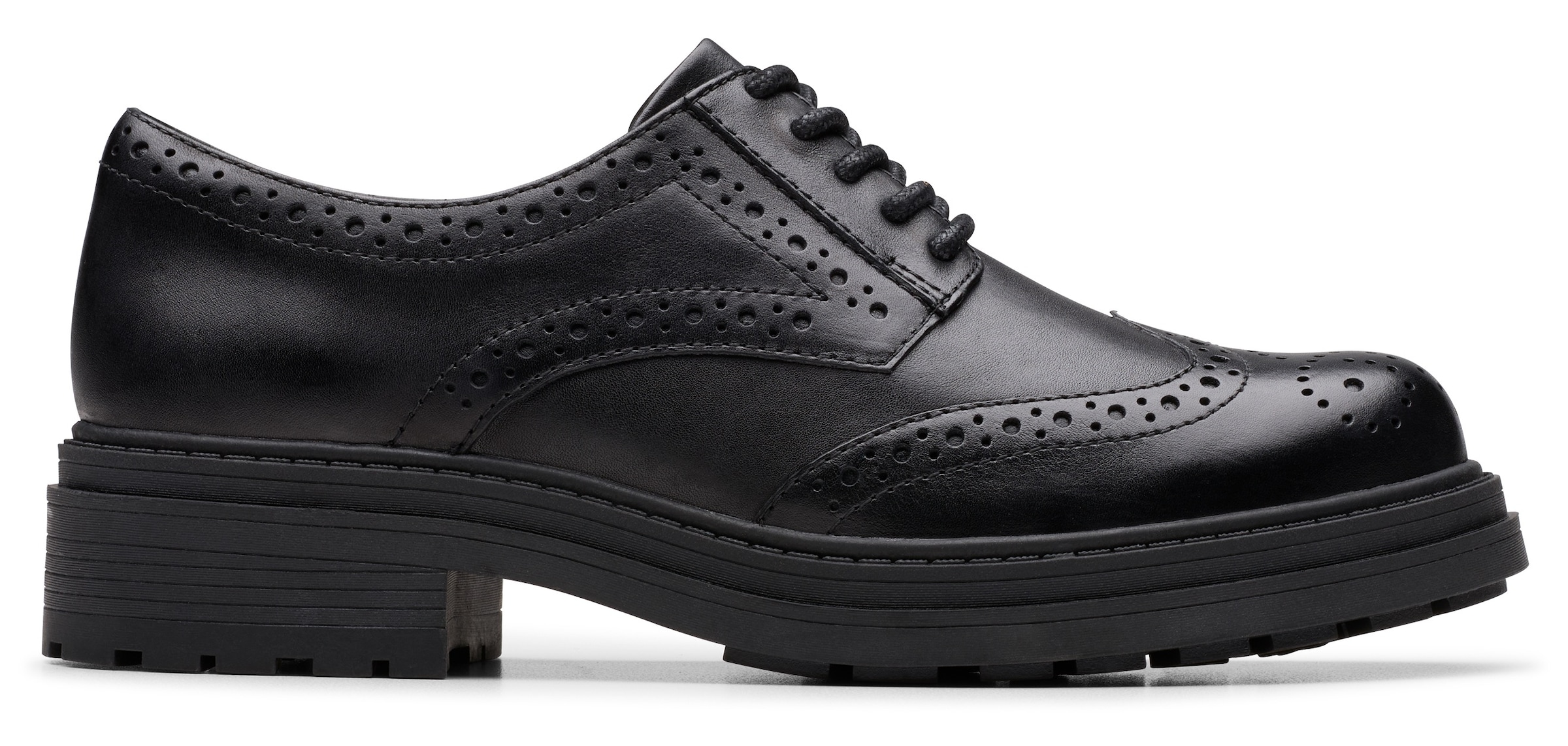 Clarks Schnürschuh »Orinoco 3«, Budapester, Brogue, Business Schuh mit weicher Lederinnensohle