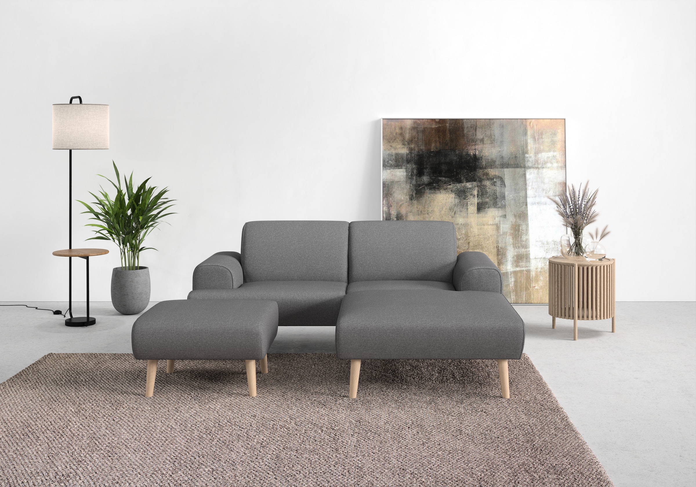 andas Ecksofa »Swift L-Form«, Federkern-Polsterung, B/T/H: 192/83/176 cm
