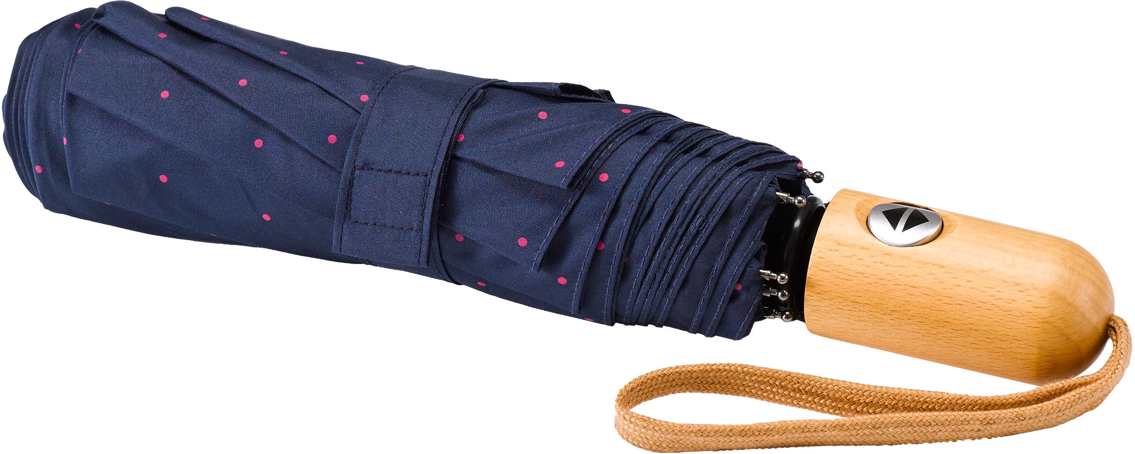 | »Umwelt-Taschenschirm, EuroSCHIRM® Punkte kaufen BAUR online marine, pink« Taschenregenschirm