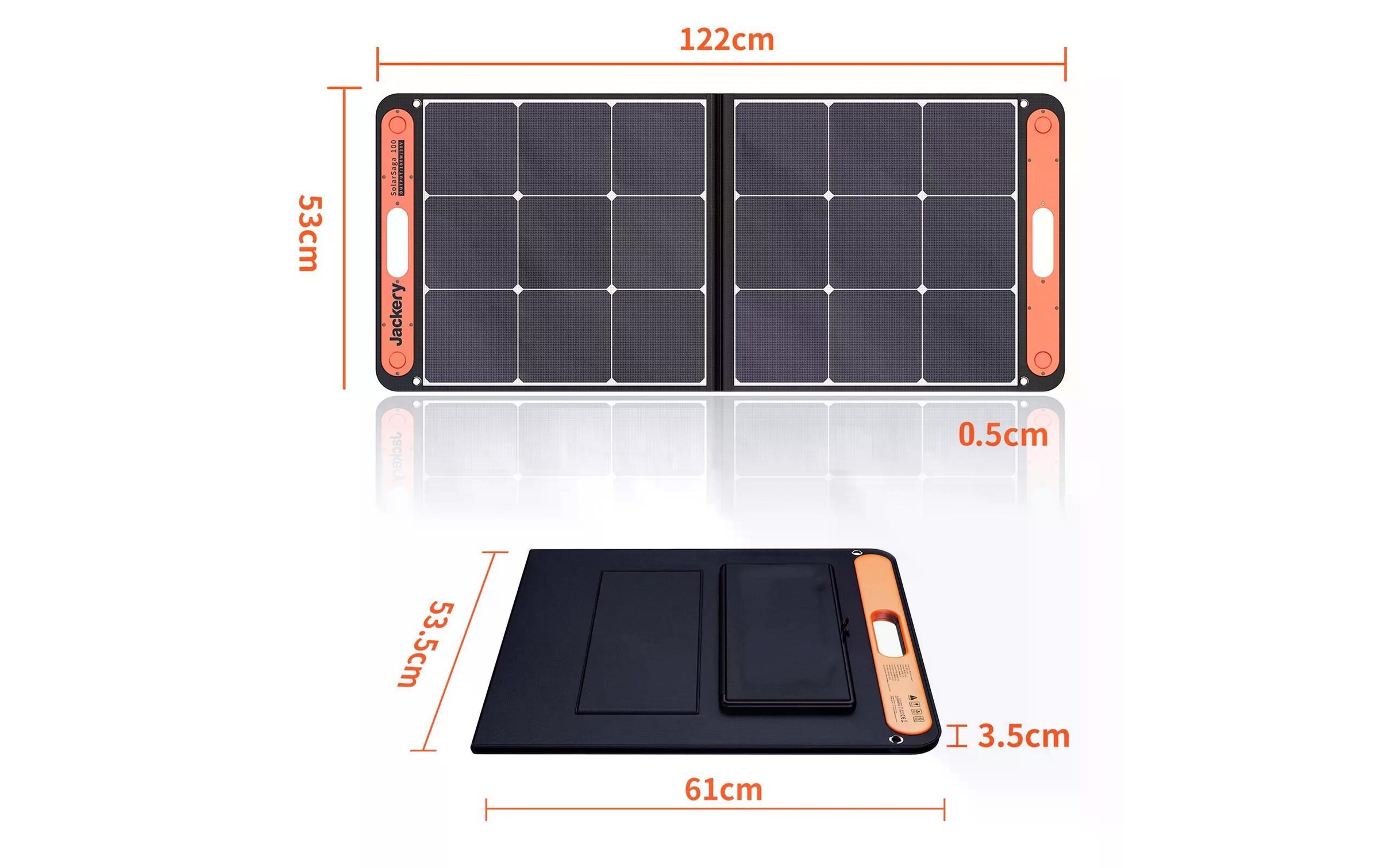 Jackery Solarmodul »Balkonkraftwerk SolarSaga 100 W«