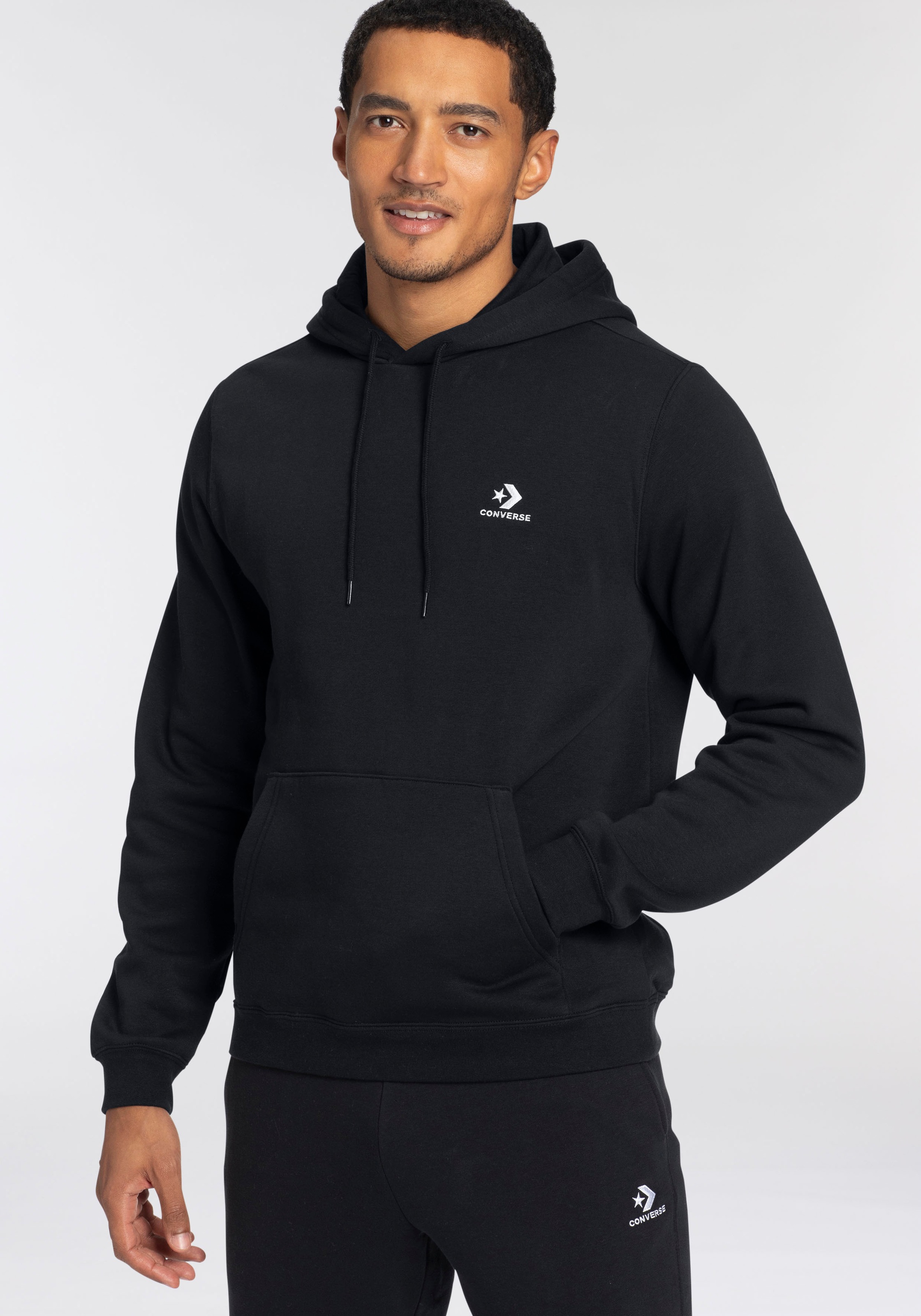 Converse Kapuzensweatshirt "EMBROIDERED STAR CHEVRON BRUSHED BACK FLEECE HO günstig online kaufen