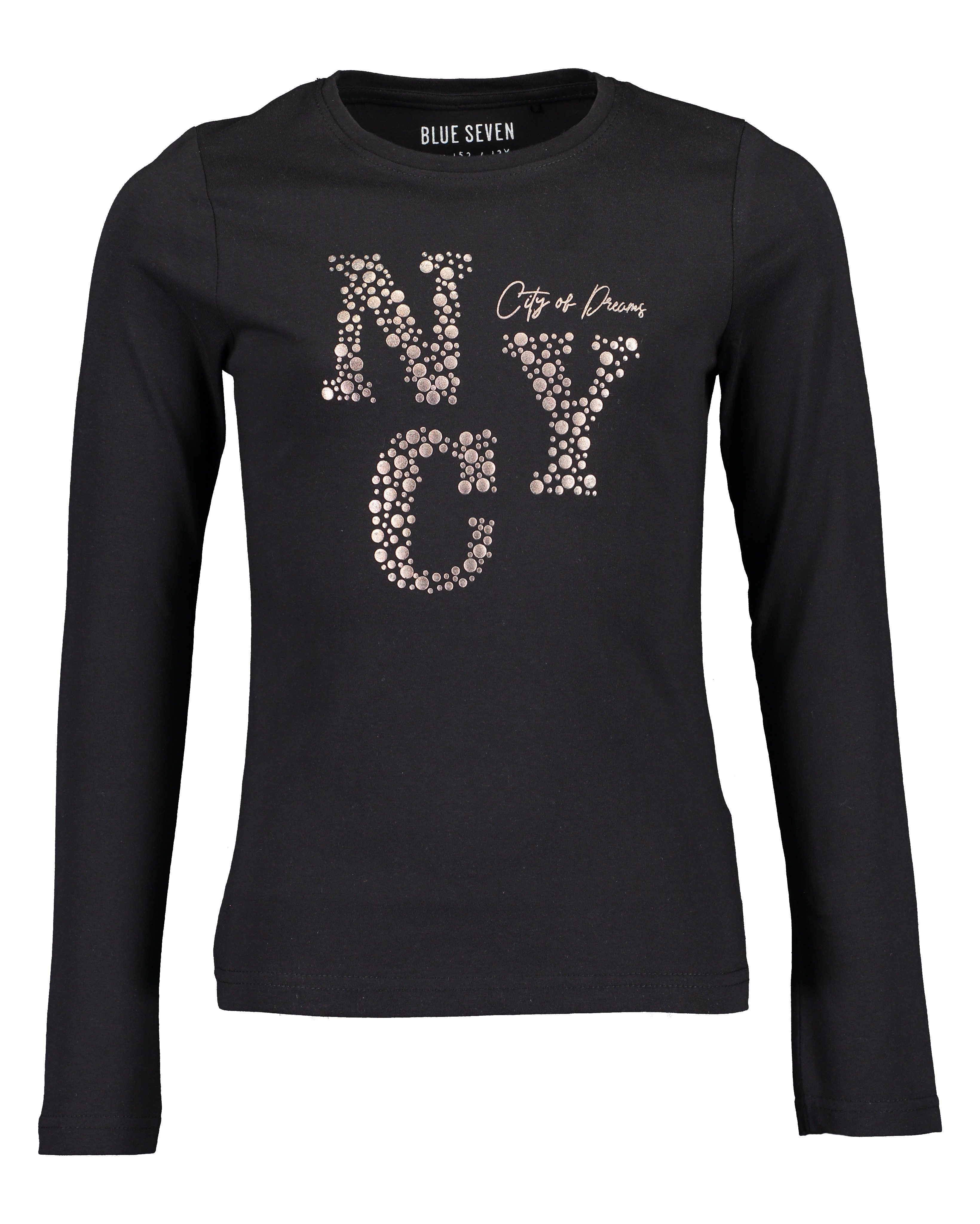 Thumbnail - Blue Seven Langarmshirt Packung, 2 Stk. tlg. mit coolen Folienprints im NYC-Design