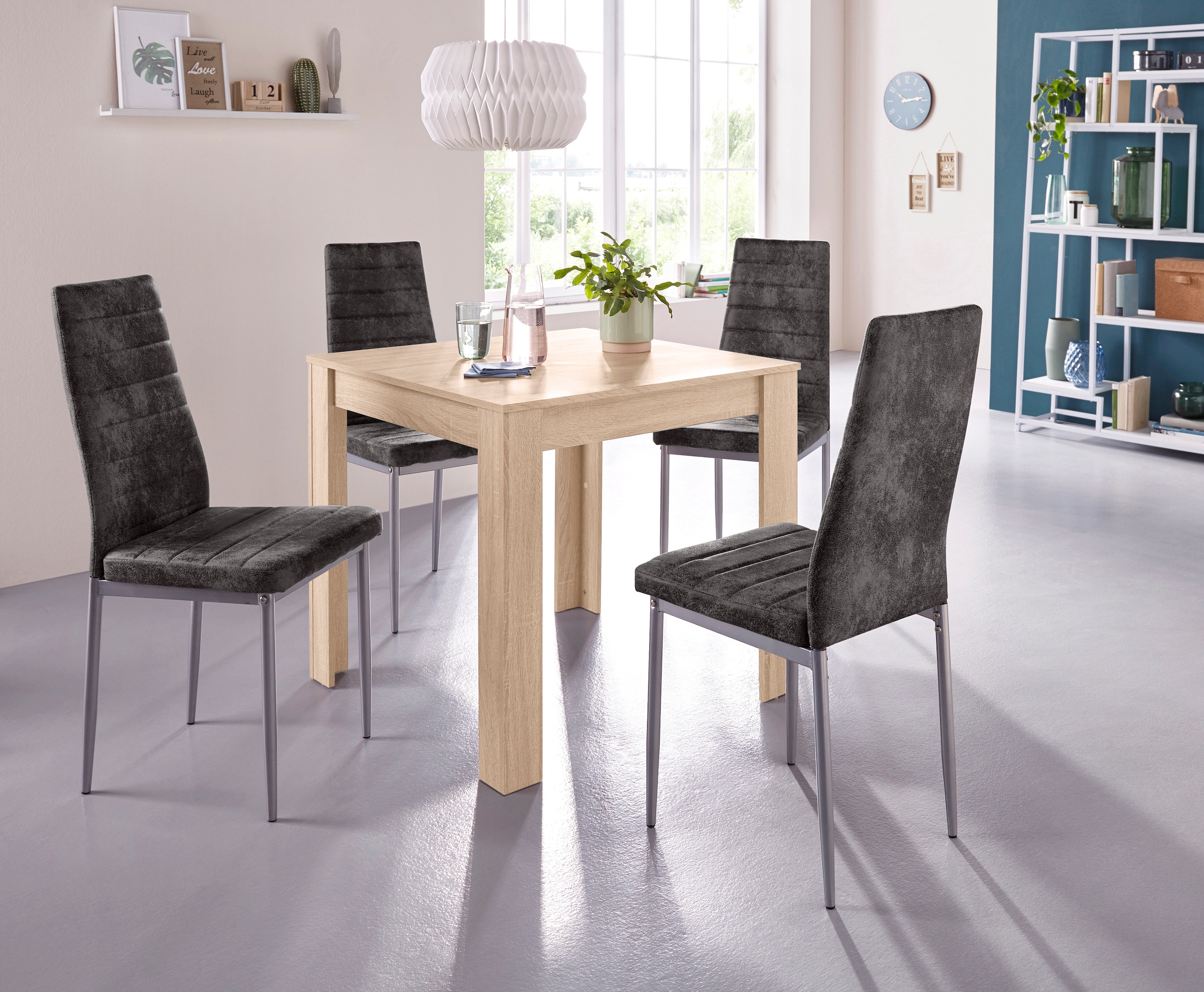OTTO home Set, 5 Stk. tlg. Tischgruppe für kleine Räume