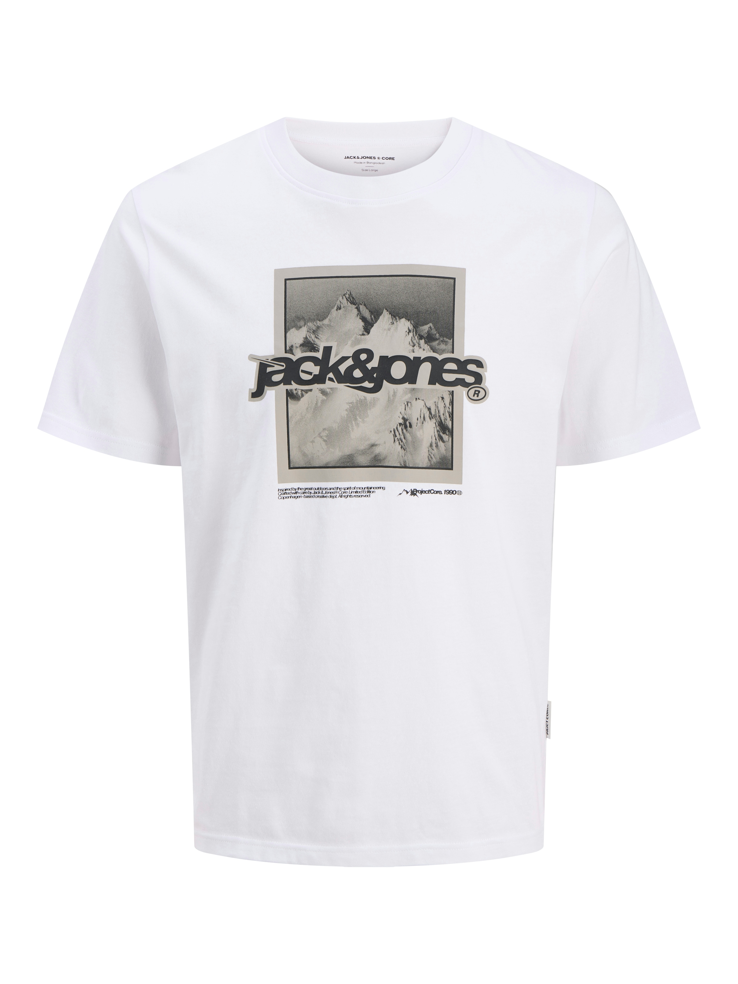 Jack & Jones PlusSize Kurzarmshirt "JCOFLARE BRANDING TEE SS CREW NECK PLS" günstig online kaufen