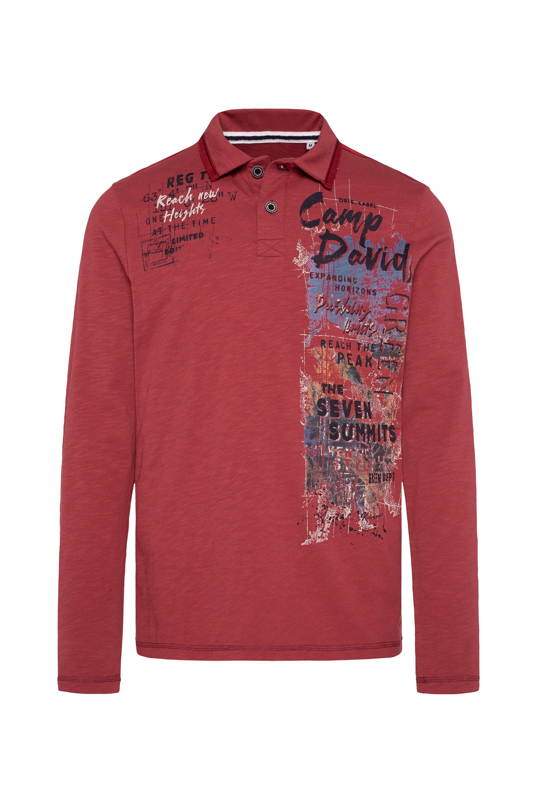 CAMP DAVID Poloshirt mit Seitenschlitze günstig online kaufen