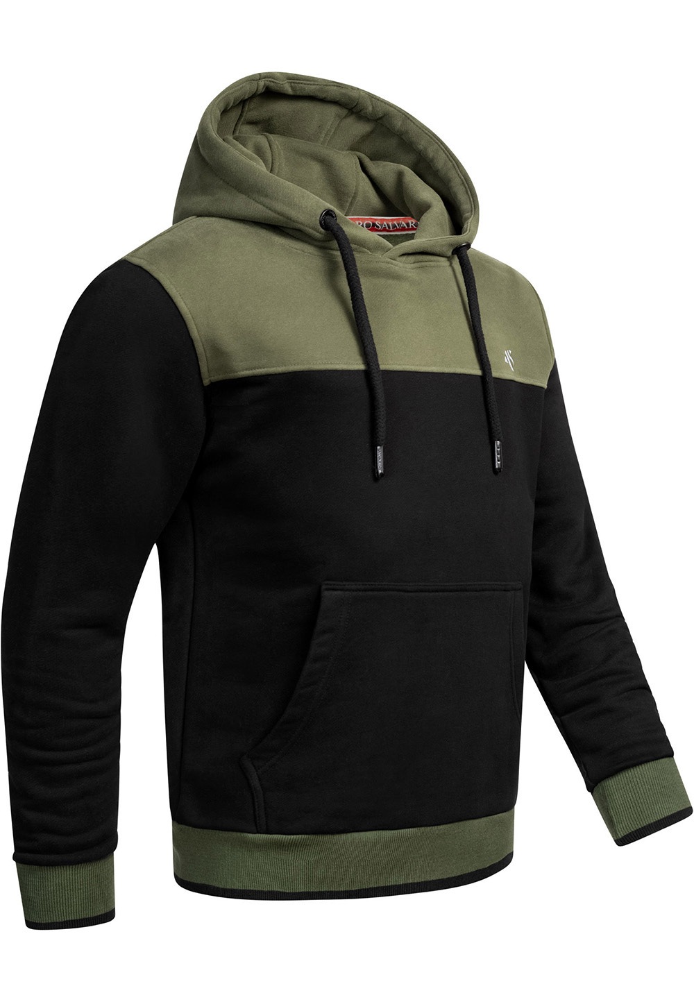 Alessandro Salvarini Kapuzenpullover »ASLerio«, mit großer Kapuze, mit Kapuze