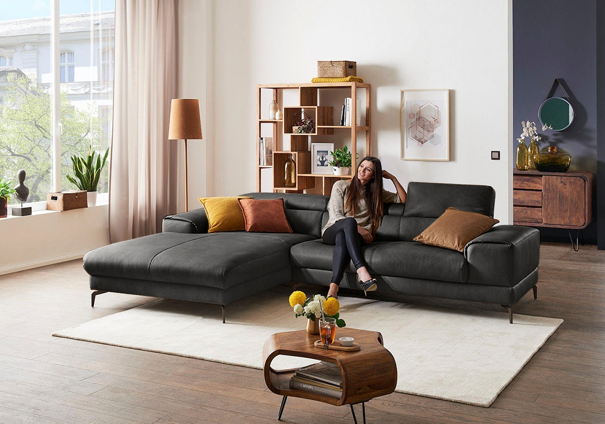 W.SCHILLIG Ecksofa "Piedroo, Designsofa mit tollem Sitzkomfort, elegant und günstig online kaufen