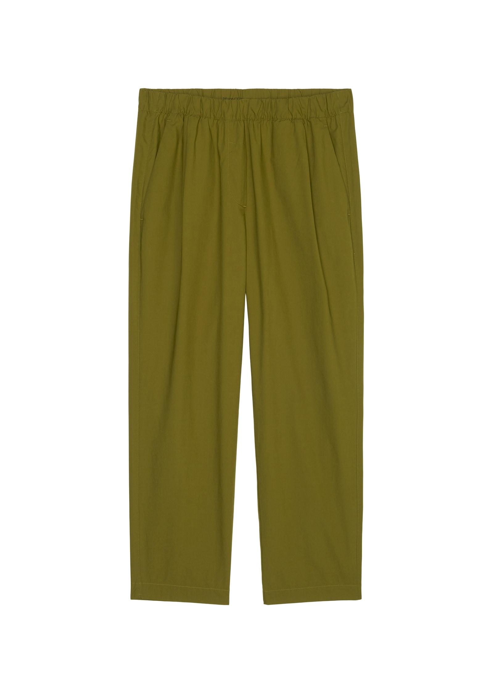 Marc O'Polo Bundfaltenhose »Pants, jogging style, slim fit, elastic tape«, mit elastischem Taillenbund