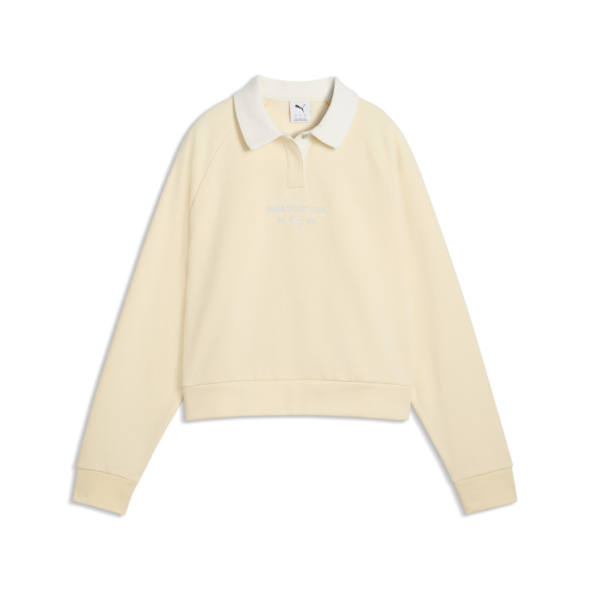 PUMA Sweatshirt "PUMA Class Relaxed Fleece-Langarm-Polo Damen"