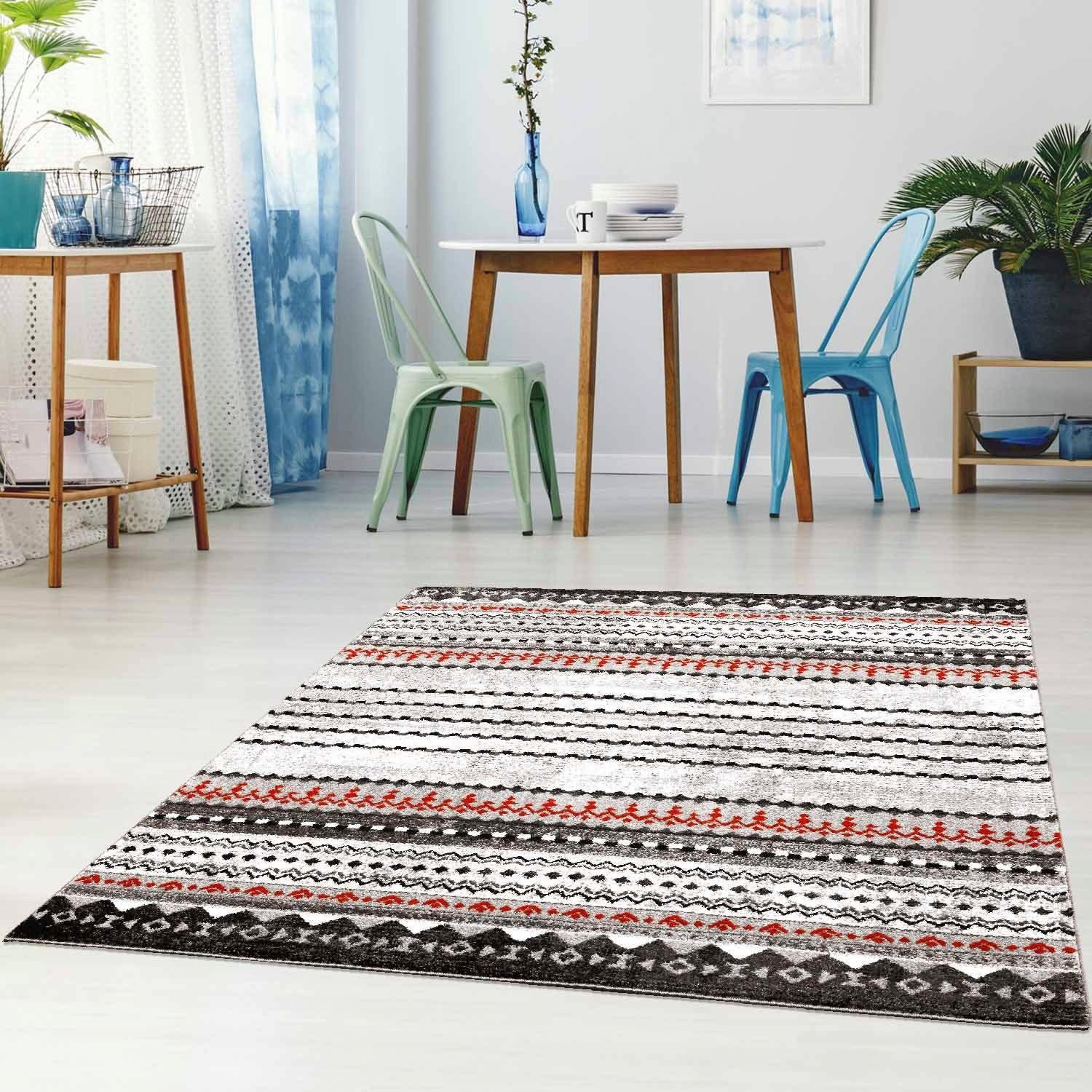 Carpet City Teppich »Moda 1136«, rechteckig, Kurzflor, Wohnzimmer