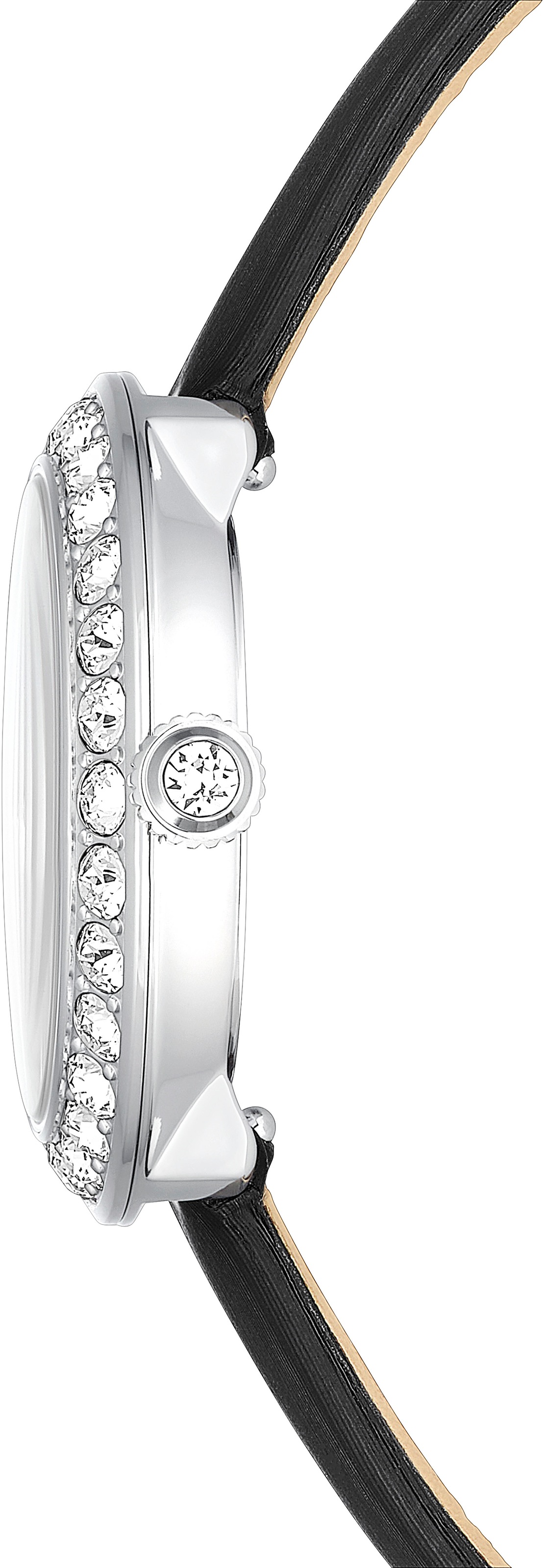 Swarovski Quarzuhr »MATRIX TENNIS«, Armbanduhr, Damenuhr, Swiss Made, Lederarmband, analog