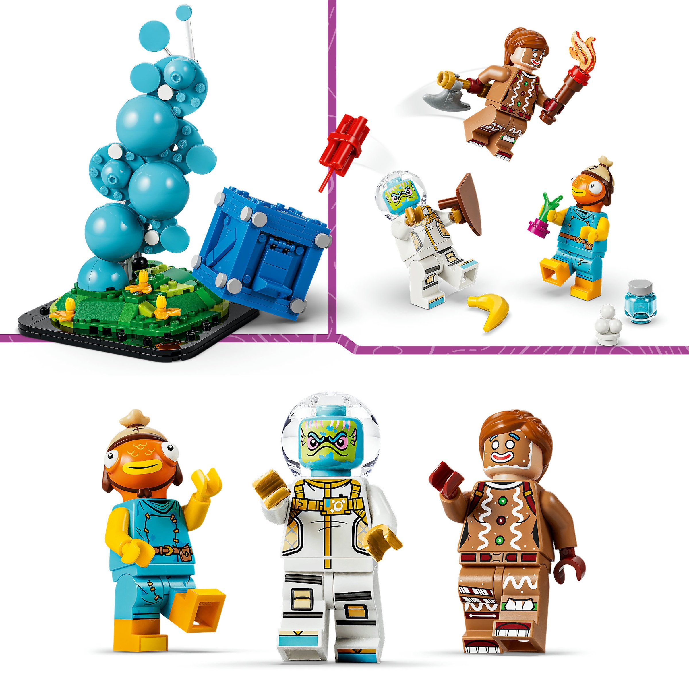 LEGO® Konstruktionsspielsteine »Vorratslieferung (77080), LEGO Fortnite« Made in Europe