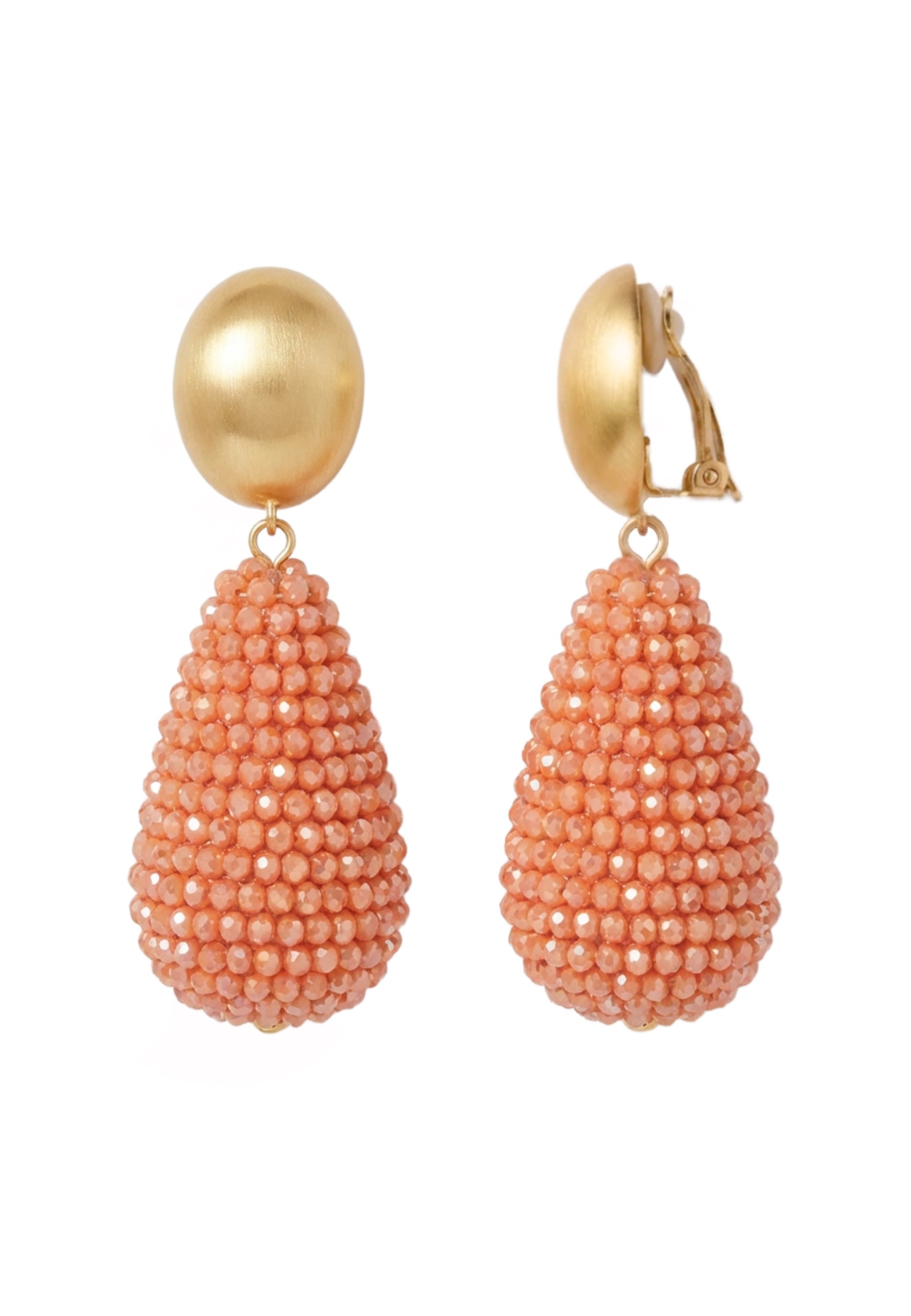 FILIPPA FIRENZE Paar Ohrclips »Sirena« mit eleganter Tropfenform