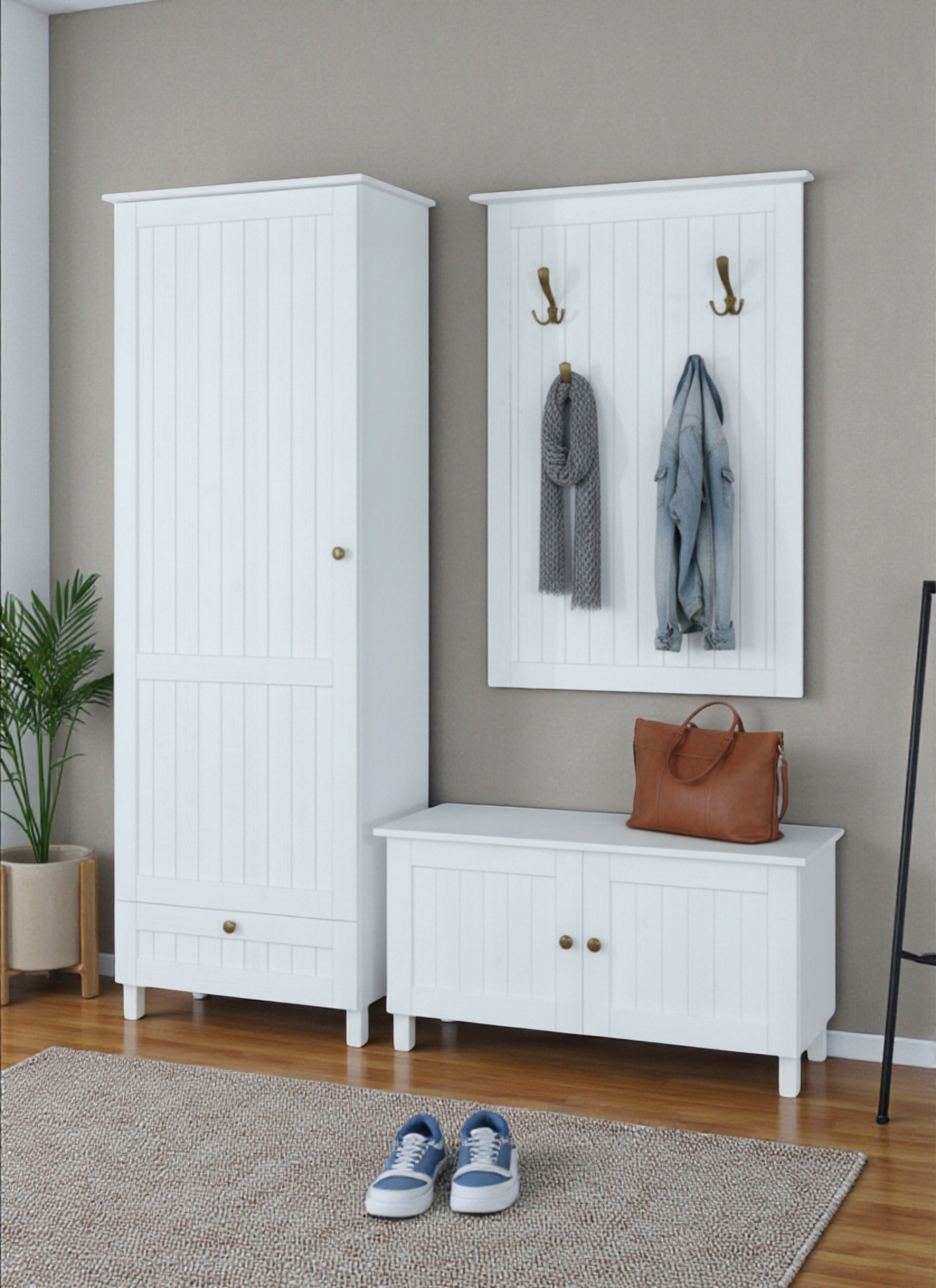 OTTO home Garderobenschrank "Juventus" 1 Stk. tlg. aus massiver Kiefer, Bre günstig online kaufen