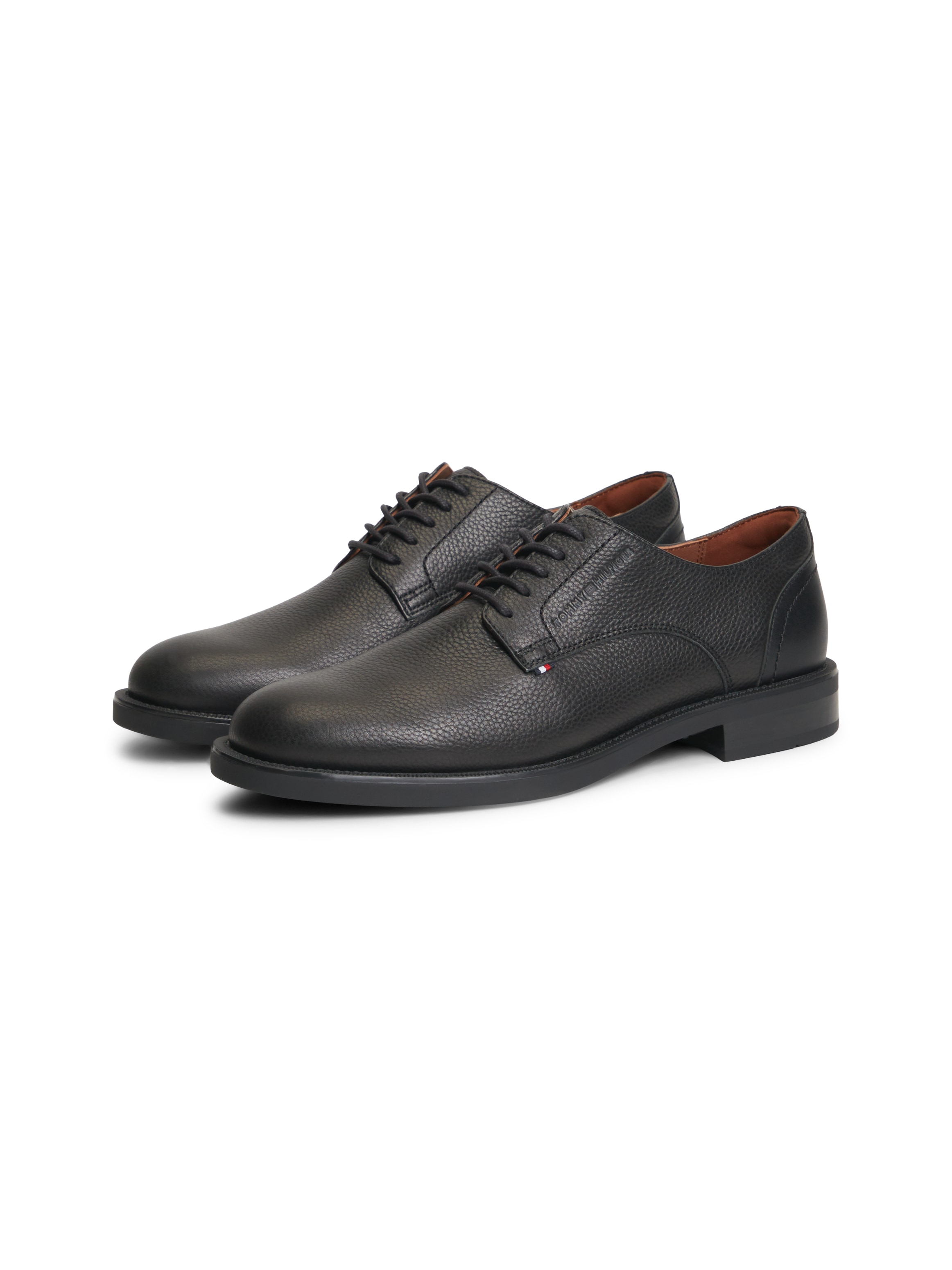 Tommy Hilfiger Schnürschuh "LTH MIX DRESS HILFIGER SHOE" Abendschuh, Businessschuh mit seitlicher Logoprägung
