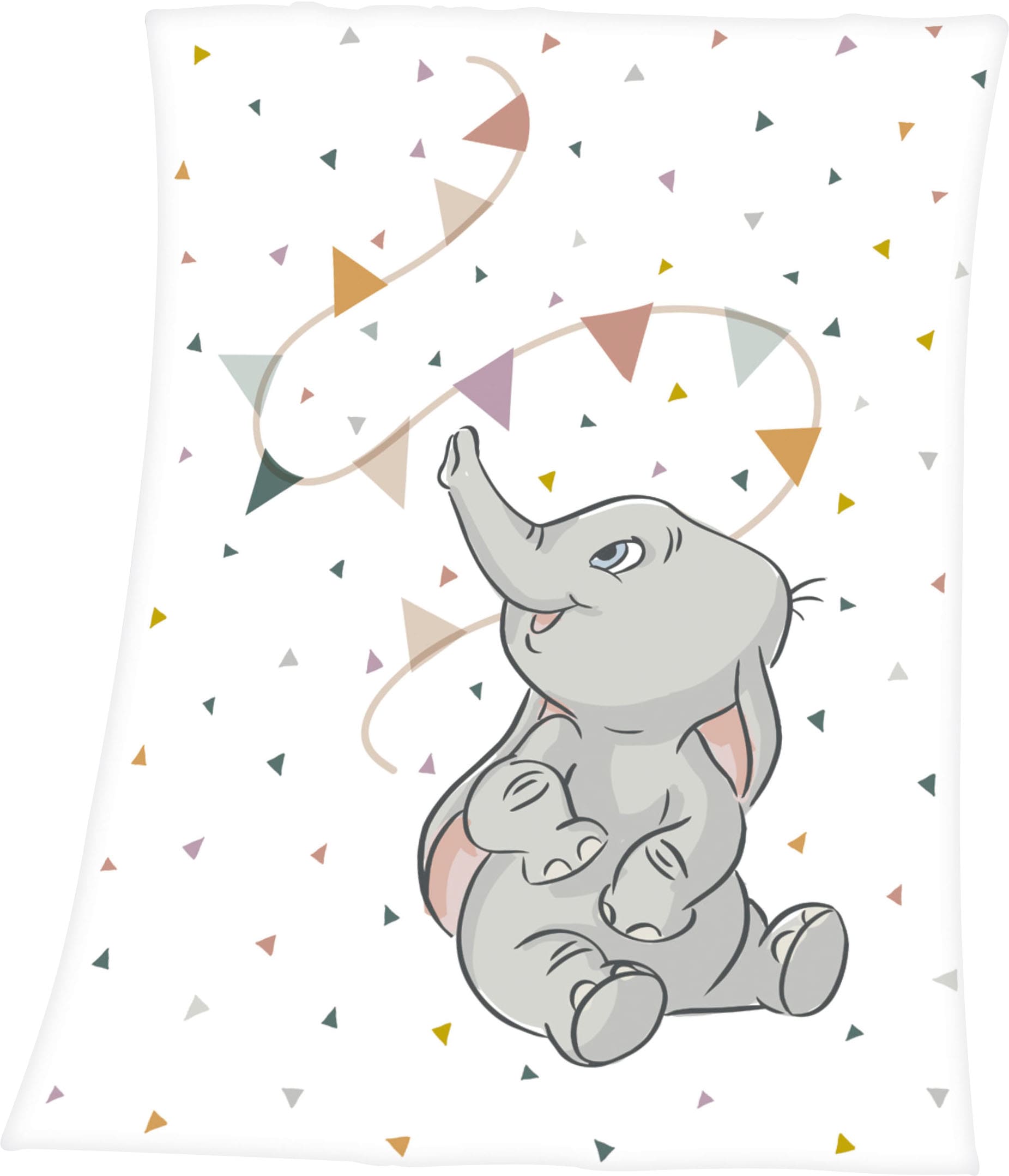 Disney Babydecke »Dumbo«, mit liebevollem Dumbo Motiv, Kuscheldecke kaufen  | BAUR