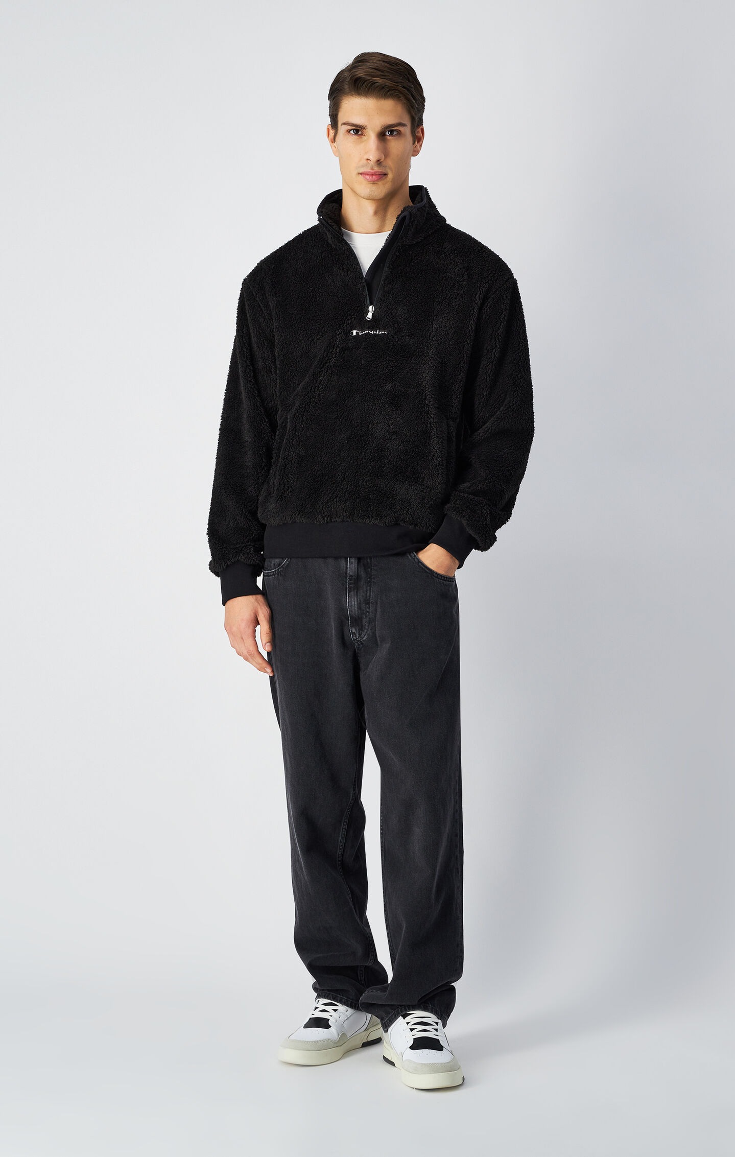 Thumbnail - Champion Fleecepullover "Polar Half Zip Top", 1 Stk.