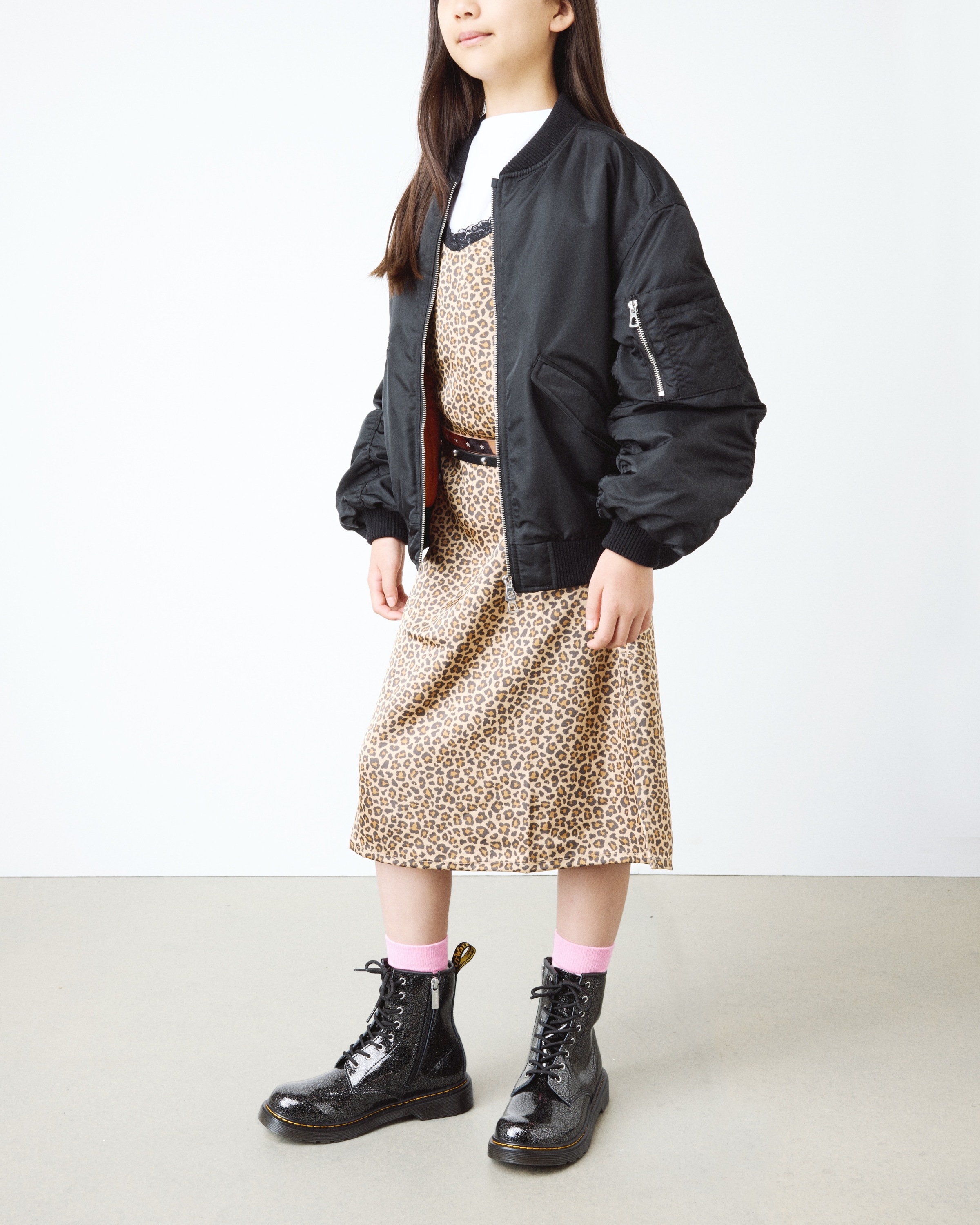 DR. MARTENS Schnürboots »1460 Kinder SOFTY T«, Kinderstiefel, Freizeitschuh mit Reißverschluss und Anziehlasche