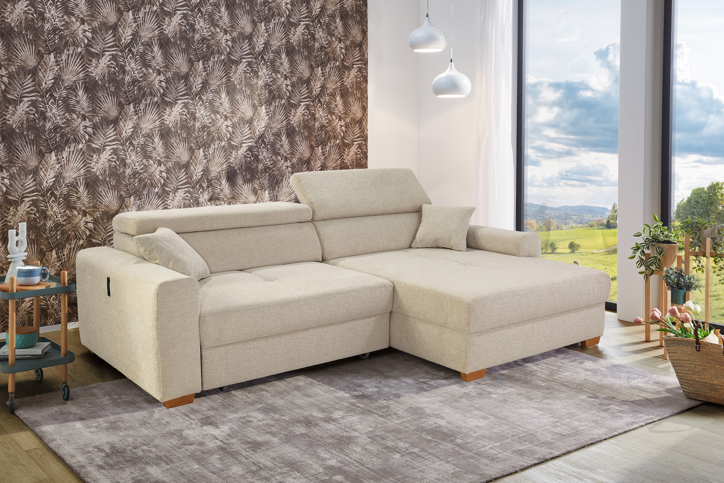Jockenhöfer Gruppe Ecksofa "Slider, L-Form, 140kg Belastbarkeit je Sitzplat günstig online kaufen