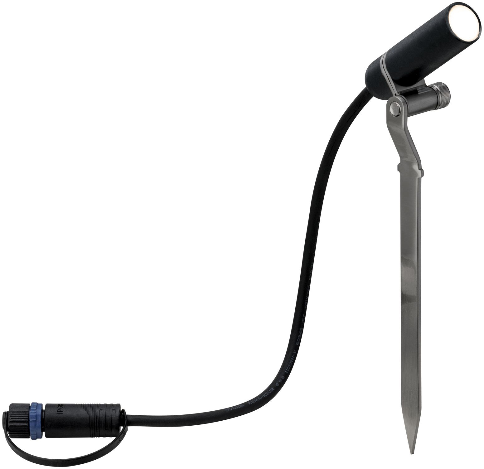 Paulmann LED Gartenstrahler »Plug & Shine«, 3 flammig-flammig, LED-Modul, 3000K 24V Anthrazit