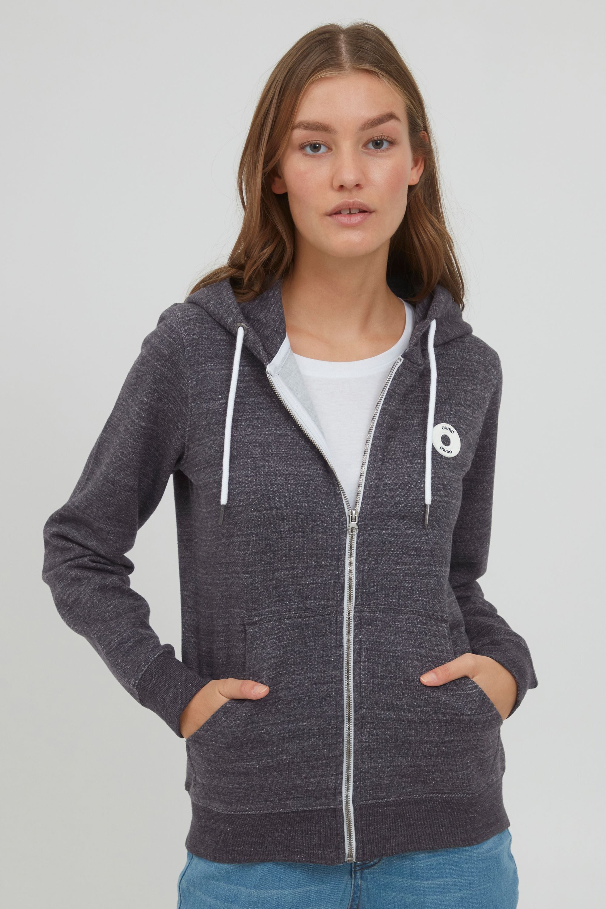 OXMO Kapuzensweatjacke "Kapuzensweatjacke OXHelna" günstig online kaufen