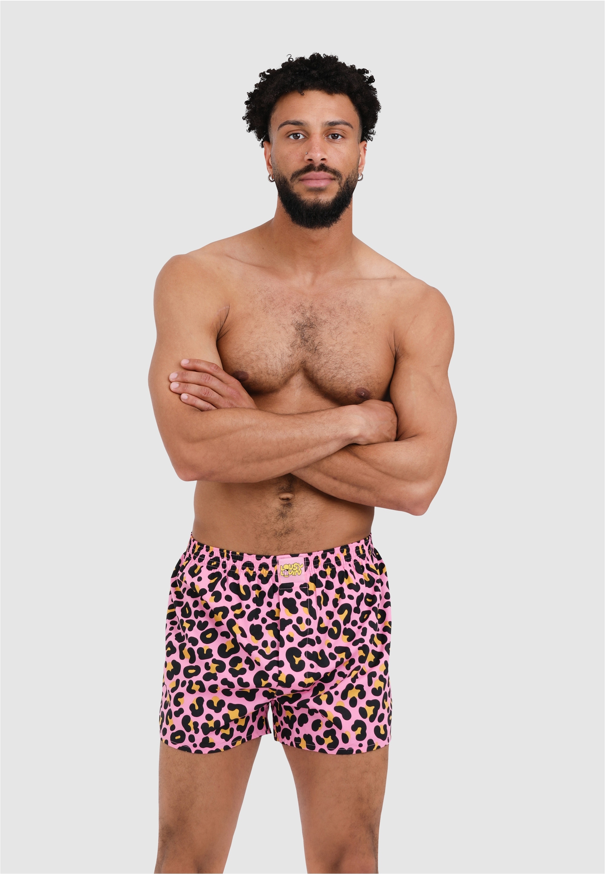 Lousy Livin Boxershorts "Leroy", im angesagten Leo-Design