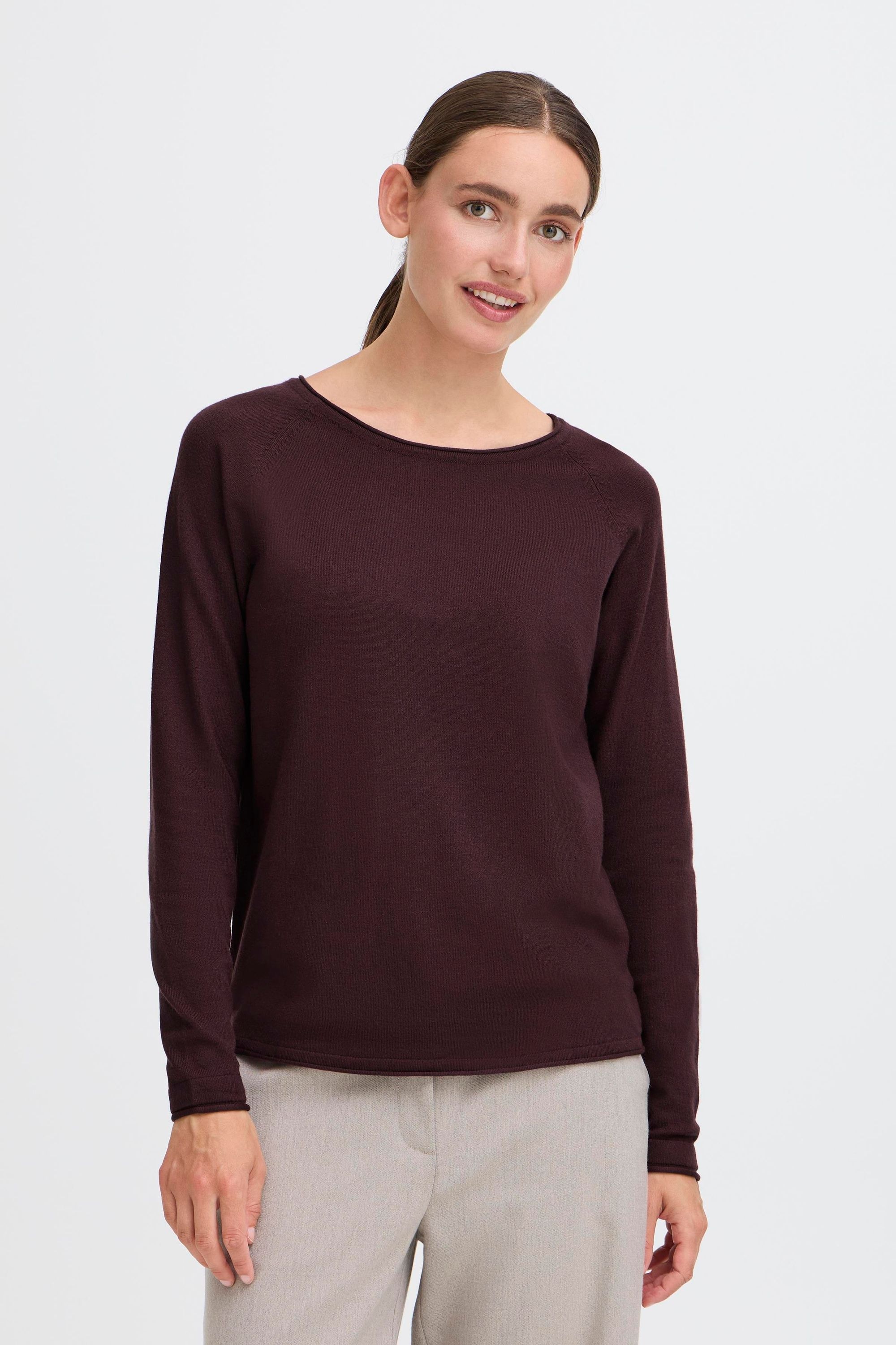 OXMO Strickfleece-Pullover »Strickpullover OXFKEANA«