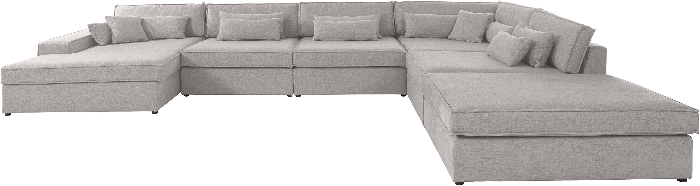 Thumbnail - OTTO home Wohnlandschaft "Enid U-Form" 6 Teile, bestehend aus Modulen, in vielen Bezügen, auch in Breitcord