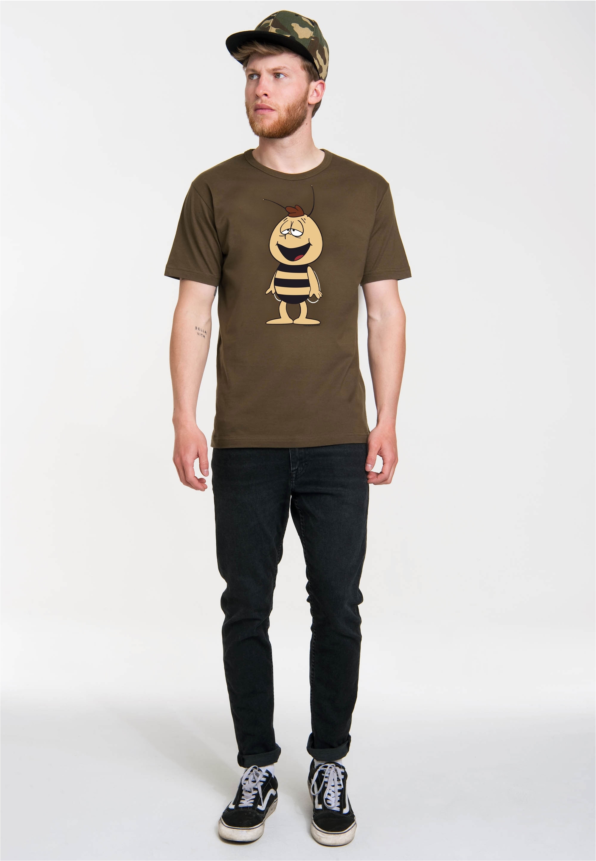 LOGOSHIRT T-Shirt »Die Biene Maja - Willi« mit coolem Print